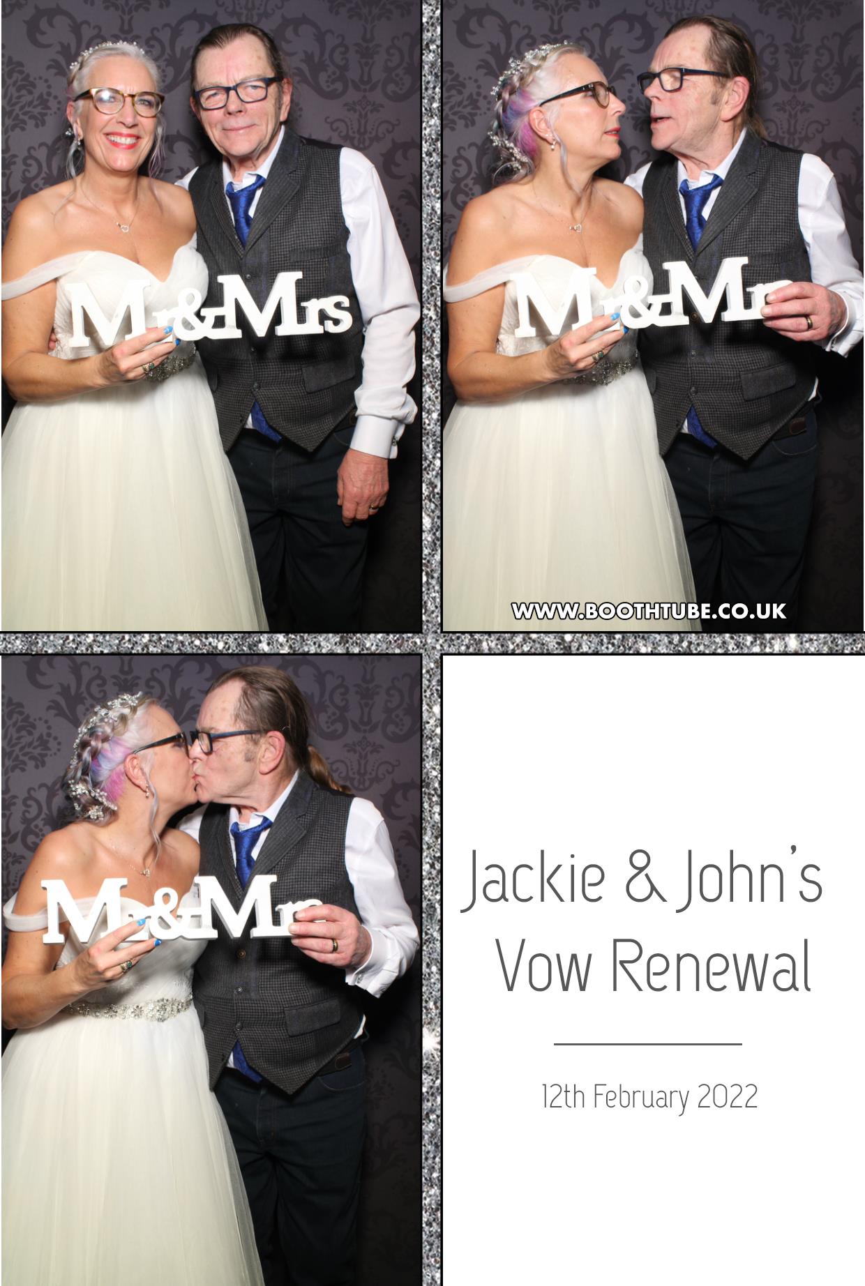 Jackie and John's Vow Renewal | View more photos from the event at gallery.boothtube.co.uk/u/BoothtubeLtd/Jackie-and-Johns-Vow-Renewal
