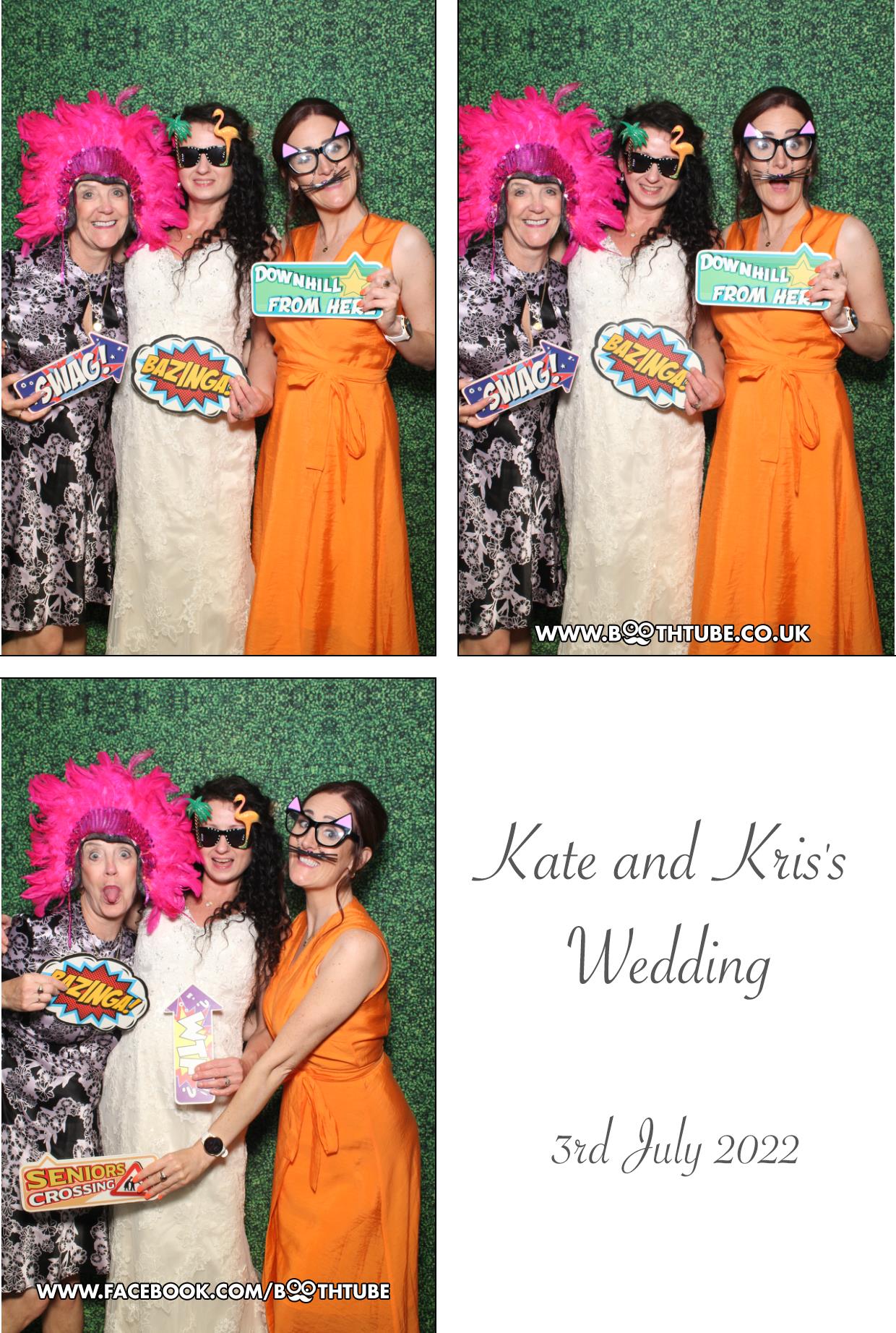 Kate & Kris's Wedding | View more photos from the event at gallery.boothtube.co.uk/u/BoothtubeLtd/Kate-Kriss-Wedding