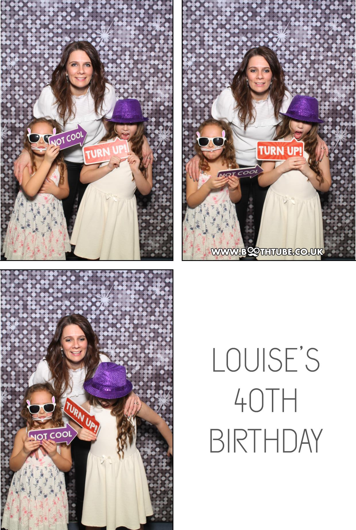 Louise's 40th Birthday | View more photos from the event at gallery.boothtube.co.uk/u/BoothtubeLtd/Louises-40th-Birthday