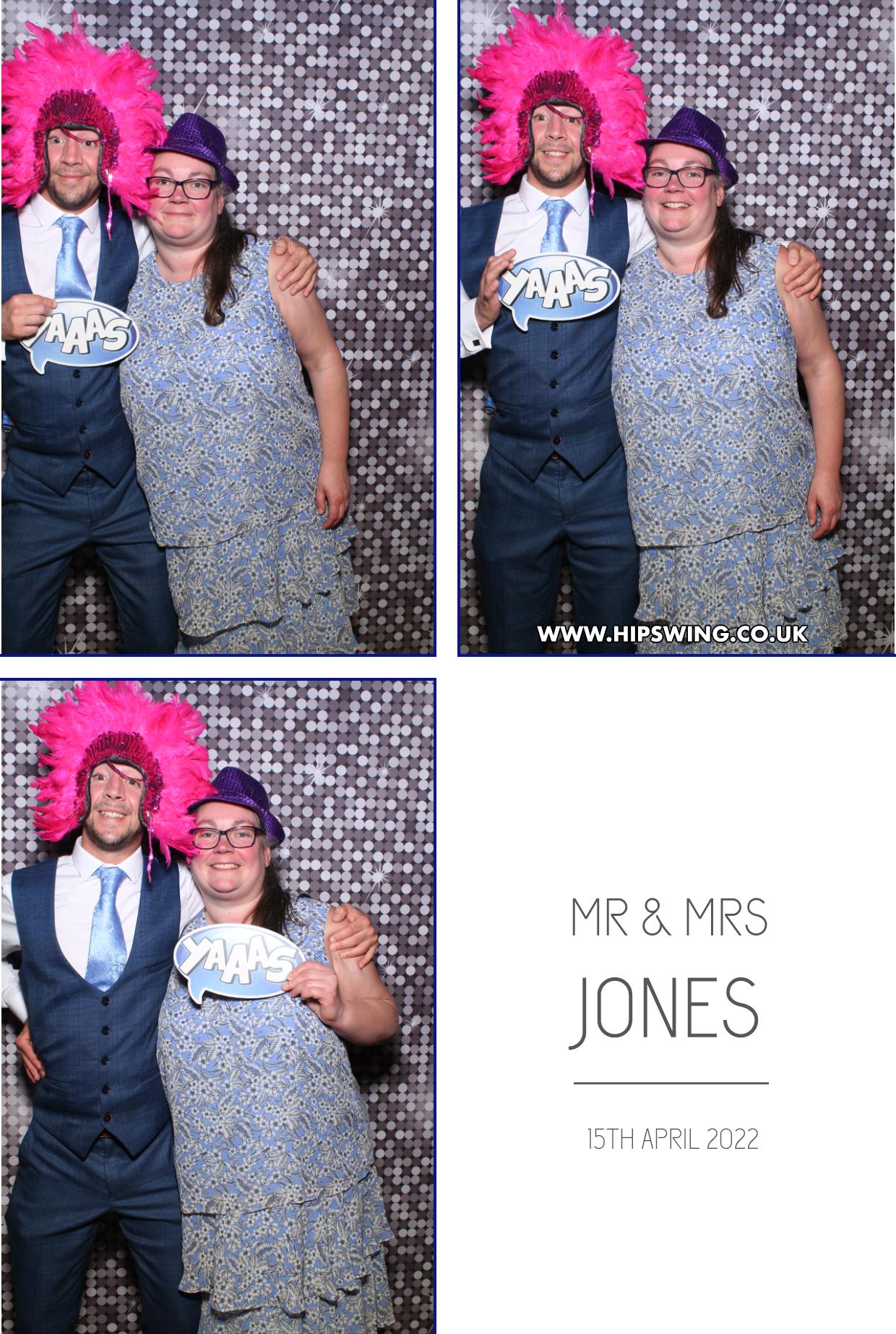Mr & Mrs Jones | View more photos from the event at gallery.boothtube.co.uk/u/BoothtubeLtd/Mr-Mrs-Jones
