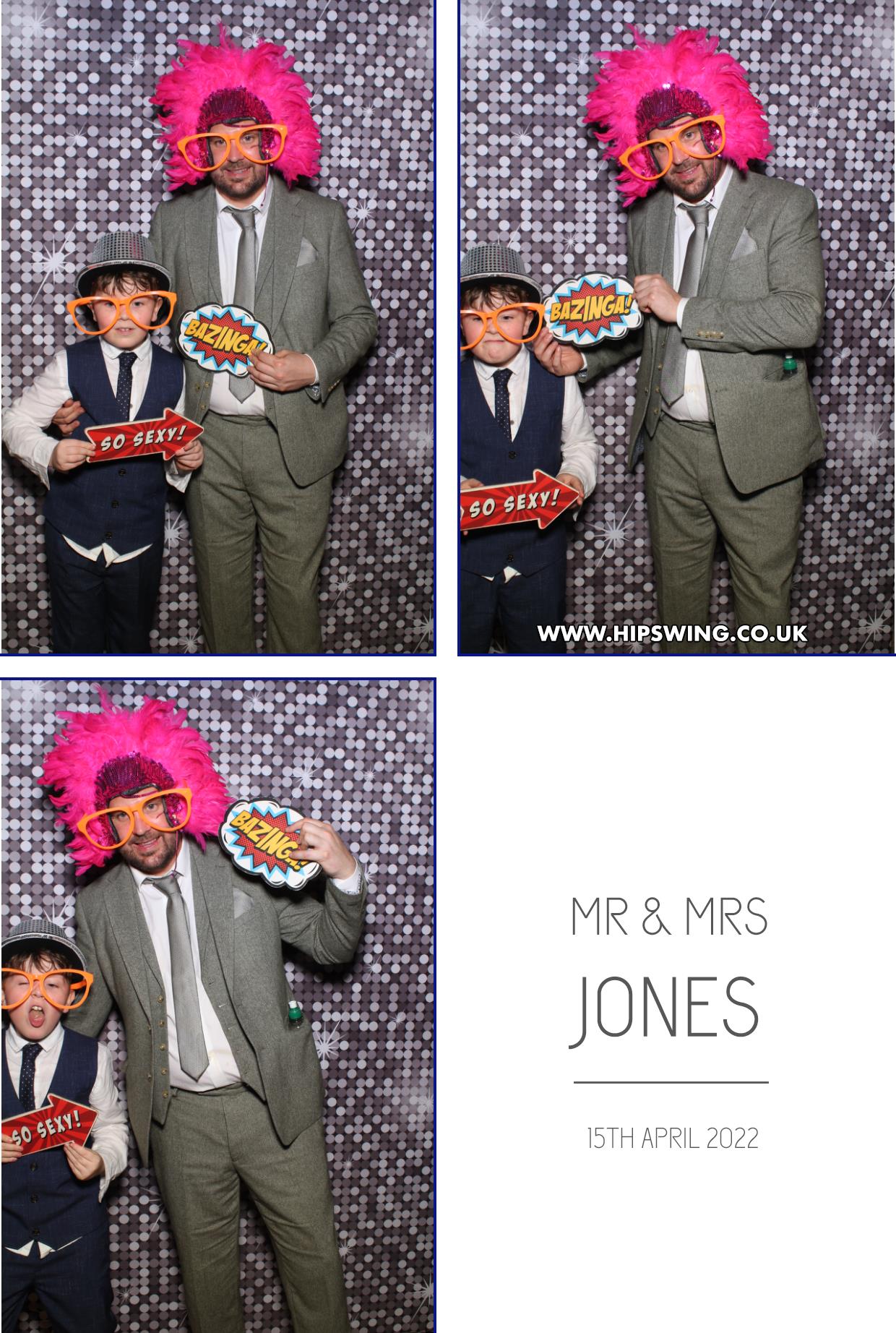 Mr & Mrs Jones | View more photos from the event at gallery.boothtube.co.uk/u/BoothtubeLtd/Mr-Mrs-Jones
