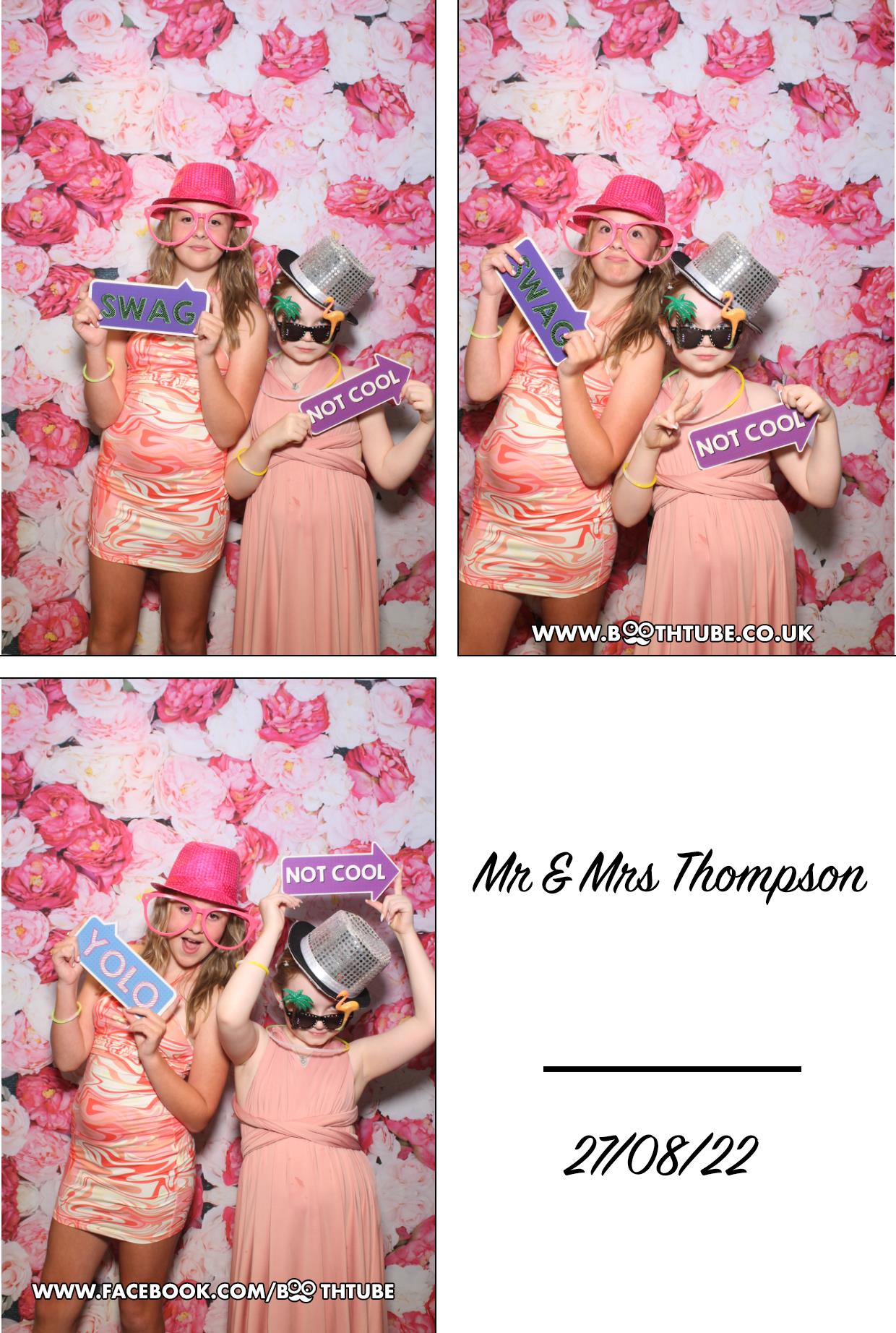 Mr & Mrs Thompson's Wedding | View more photos from the event at gallery.boothtube.co.uk/u/BoothtubeLtd/Mr-Mrs-Thompsons-Wedding