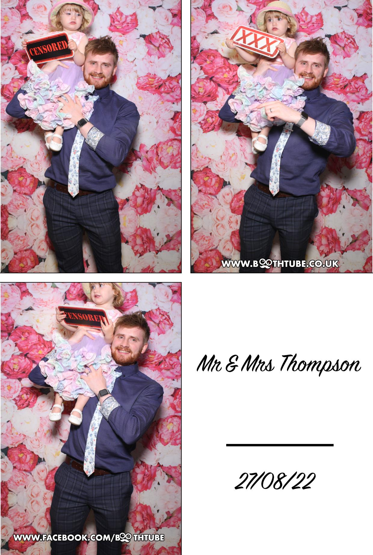 Mr & Mrs Thompson's Wedding | View more photos from the event at gallery.boothtube.co.uk/u/BoothtubeLtd/Mr-Mrs-Thompsons-Wedding
