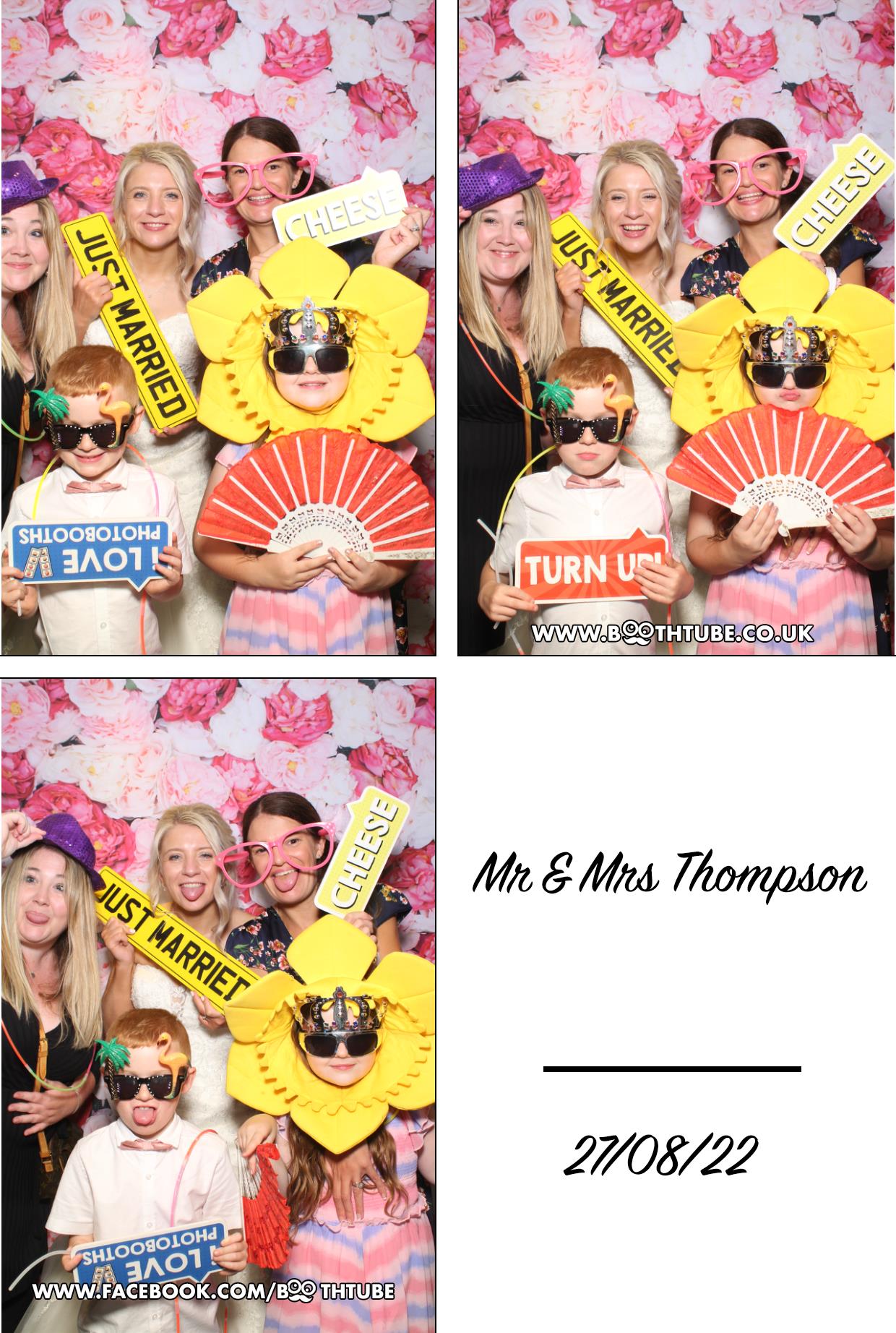 Mr & Mrs Thompson's Wedding | View more photos from the event at gallery.boothtube.co.uk/u/BoothtubeLtd/Mr-Mrs-Thompsons-Wedding