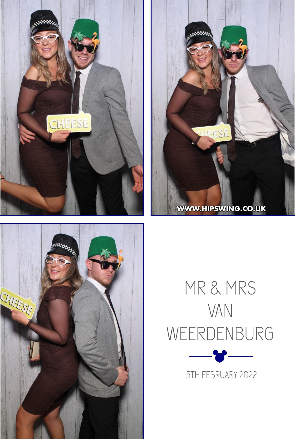 Mr & Mrs Weerdenburg | View more photos from the event at gallery.boothtube.co.uk/u/BoothtubeLtd/Mr-Mrs-Weerdenburg