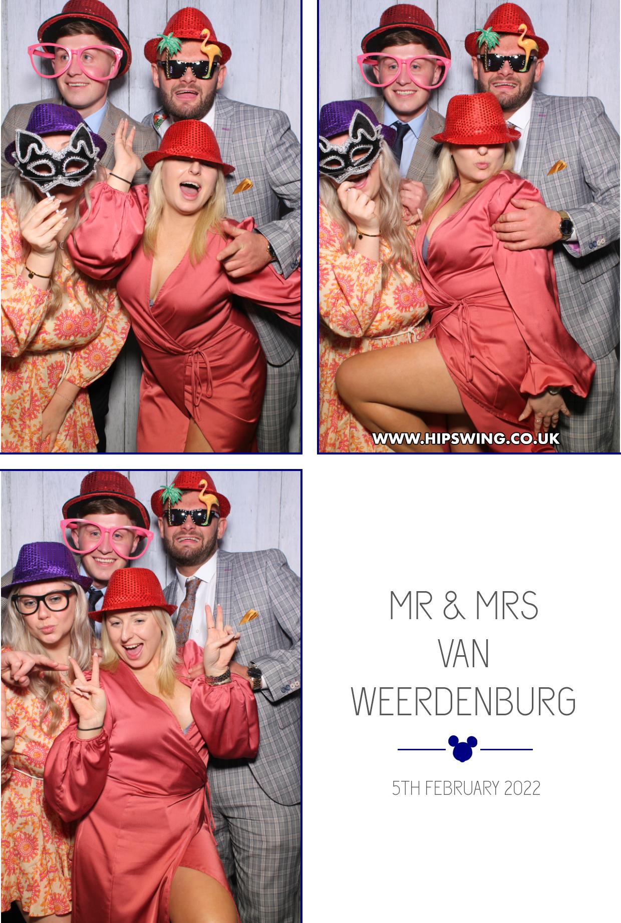 Mr & Mrs Weerdenburg | View more photos from the event at gallery.boothtube.co.uk/u/BoothtubeLtd/Mr-Mrs-Weerdenburg