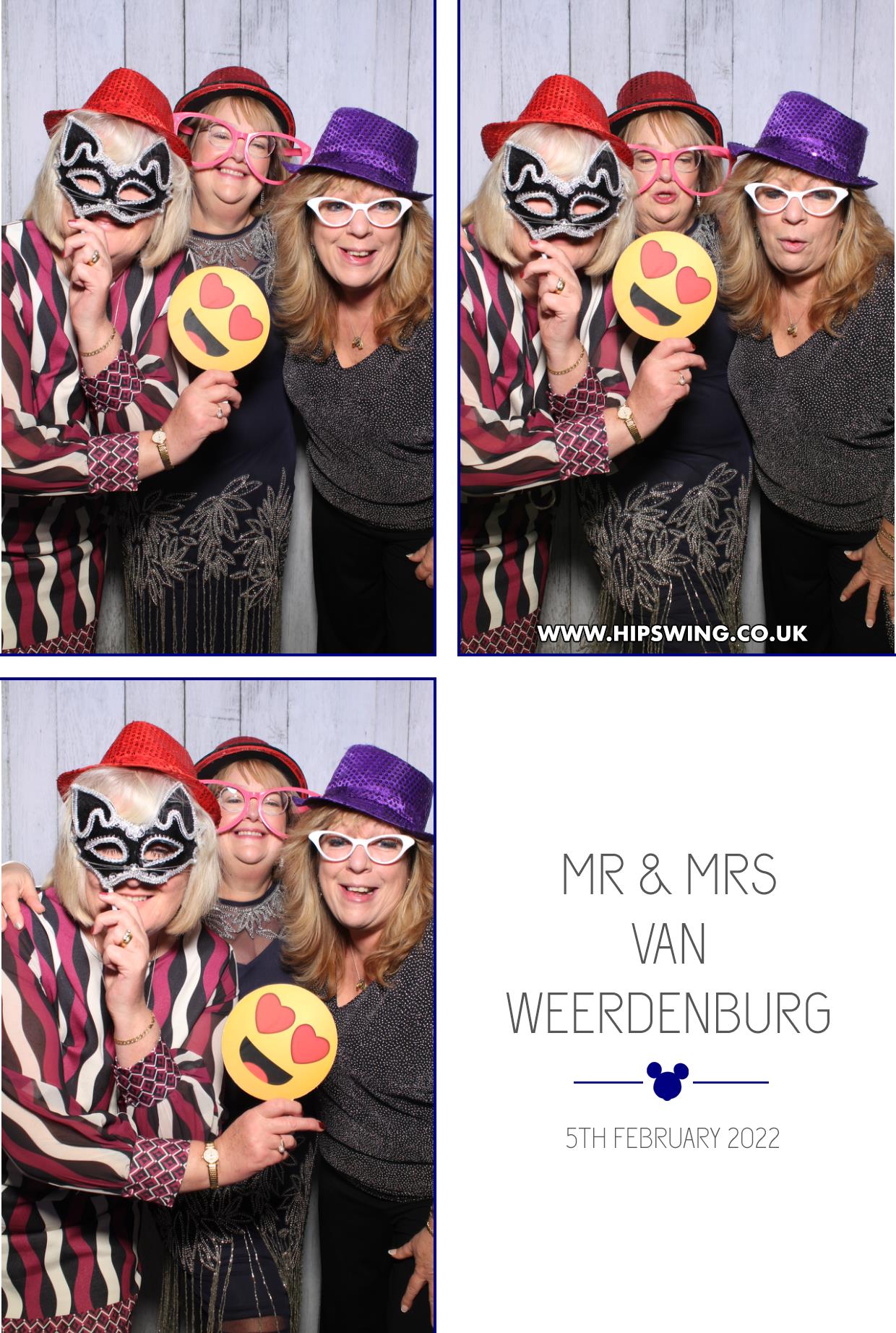 Mr & Mrs Weerdenburg | View more photos from the event at gallery.boothtube.co.uk/u/BoothtubeLtd/Mr-Mrs-Weerdenburg