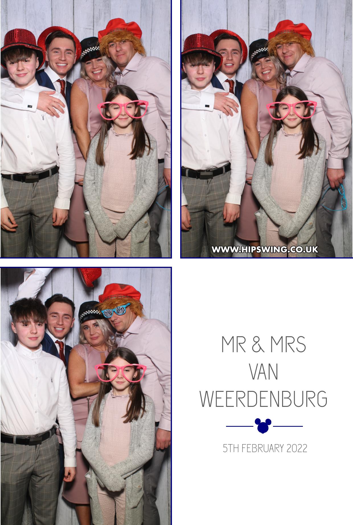 Mr & Mrs Weerdenburg | View more photos from the event at gallery.boothtube.co.uk/u/BoothtubeLtd/Mr-Mrs-Weerdenburg