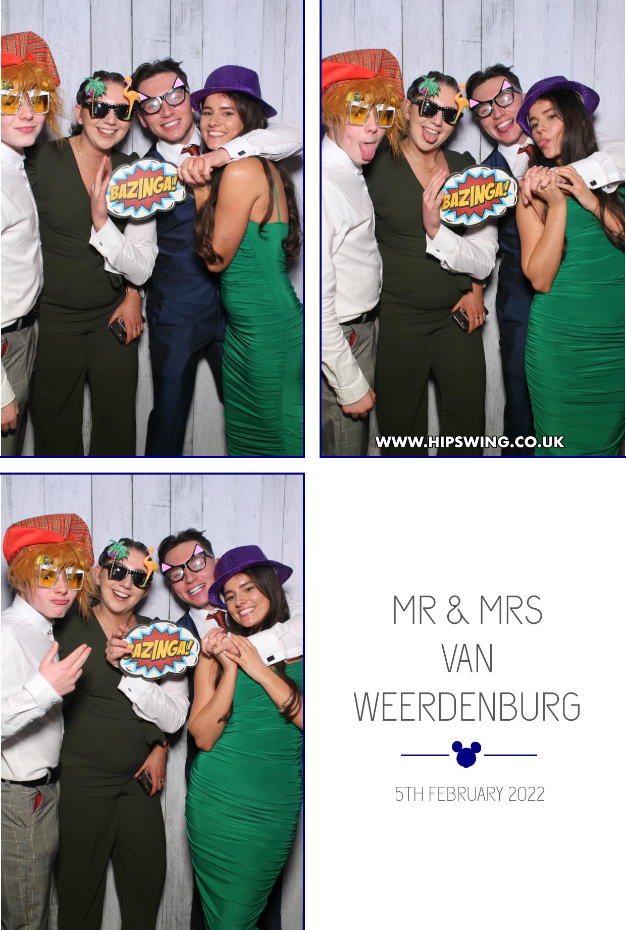 Mr & Mrs Weerdenburg | View more photos from the event at gallery.boothtube.co.uk/u/BoothtubeLtd/Mr-Mrs-Weerdenburg