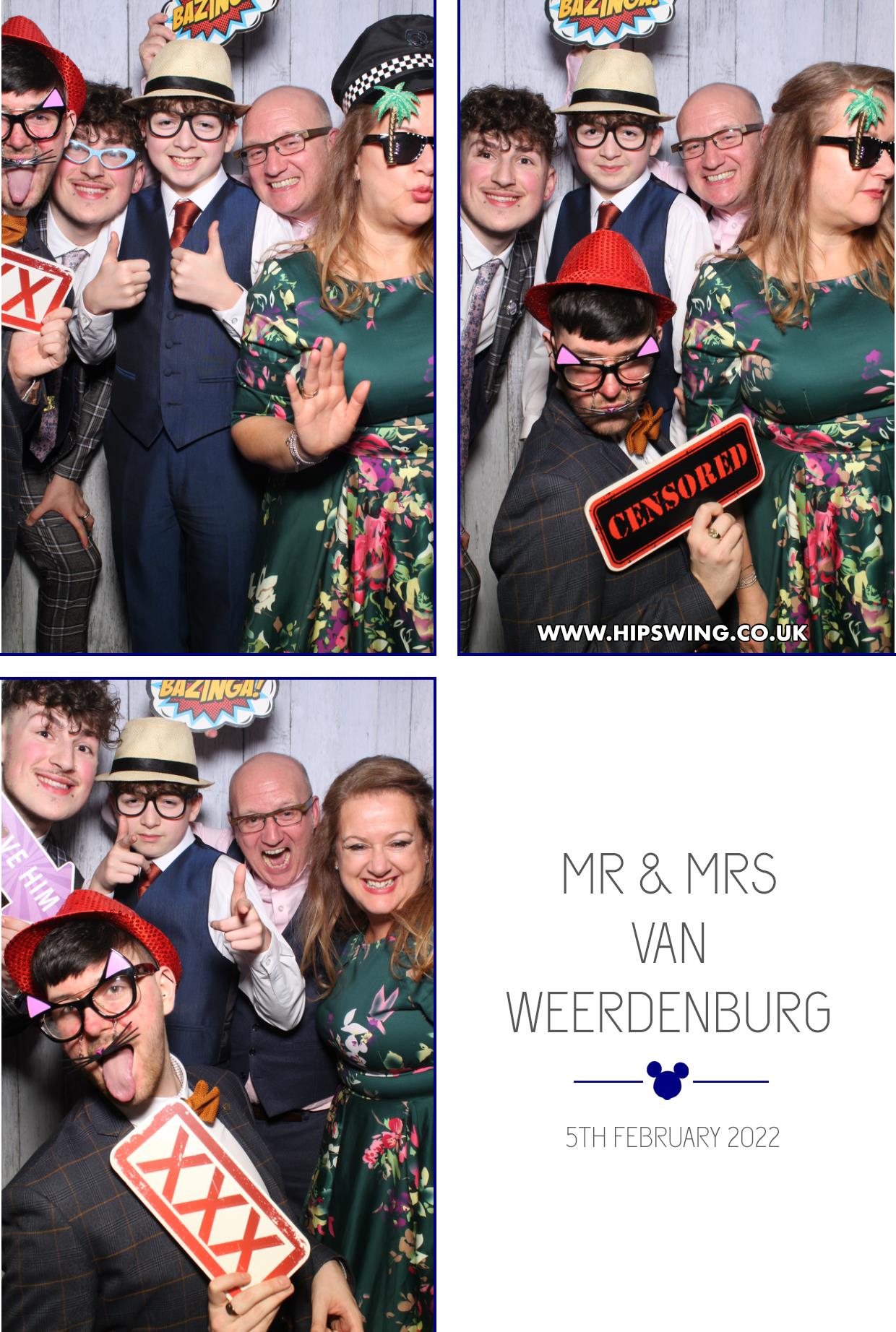 Mr & Mrs Weerdenburg | View more photos from the event at gallery.boothtube.co.uk/u/BoothtubeLtd/Mr-Mrs-Weerdenburg