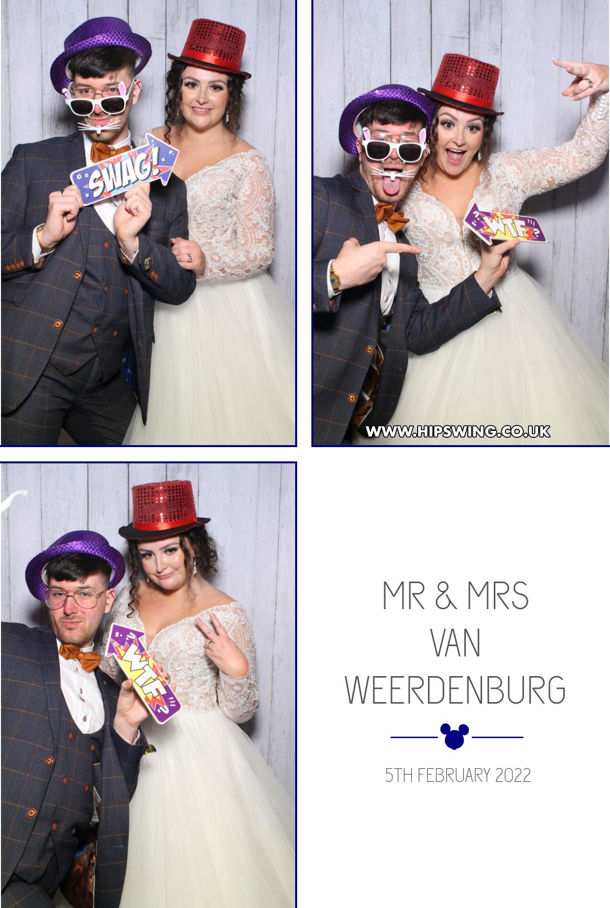 Mr & Mrs Weerdenburg | View more photos from the event at gallery.boothtube.co.uk/u/BoothtubeLtd/Mr-Mrs-Weerdenburg