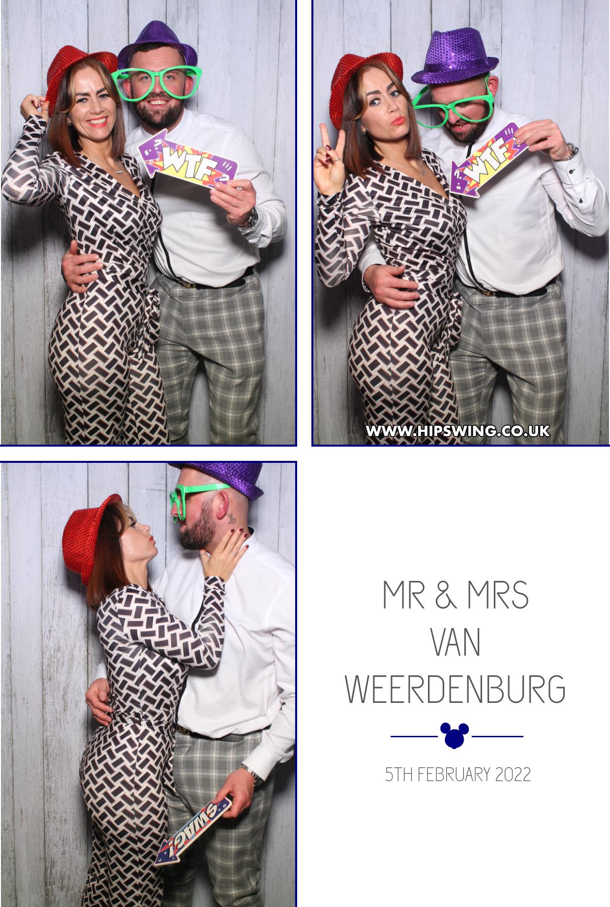 Mr & Mrs Weerdenburg | View more photos from the event at gallery.boothtube.co.uk/u/BoothtubeLtd/Mr-Mrs-Weerdenburg