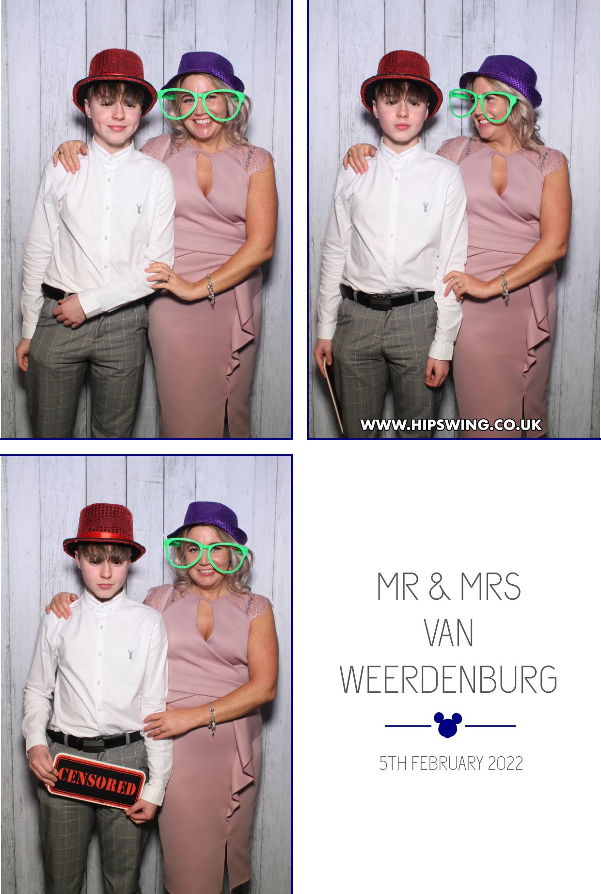 Mr & Mrs Weerdenburg | View more photos from the event at gallery.boothtube.co.uk/u/BoothtubeLtd/Mr-Mrs-Weerdenburg