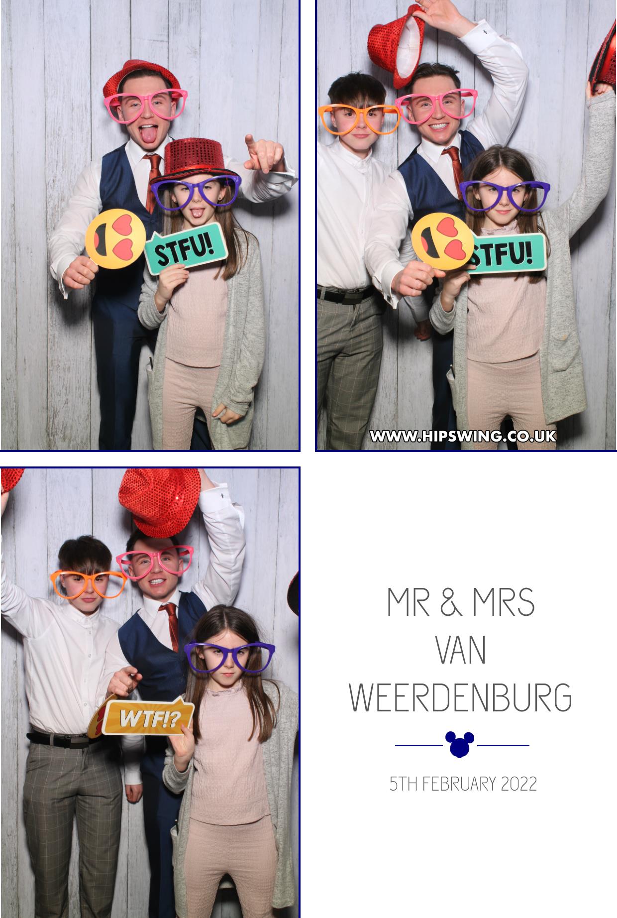 Mr & Mrs Weerdenburg | View more photos from the event at gallery.boothtube.co.uk/u/BoothtubeLtd/Mr-Mrs-Weerdenburg