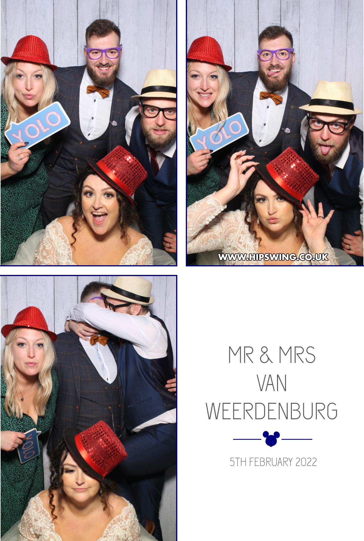 Mr & Mrs Weerdenburg | View more photos from the event at gallery.boothtube.co.uk/u/BoothtubeLtd/Mr-Mrs-Weerdenburg