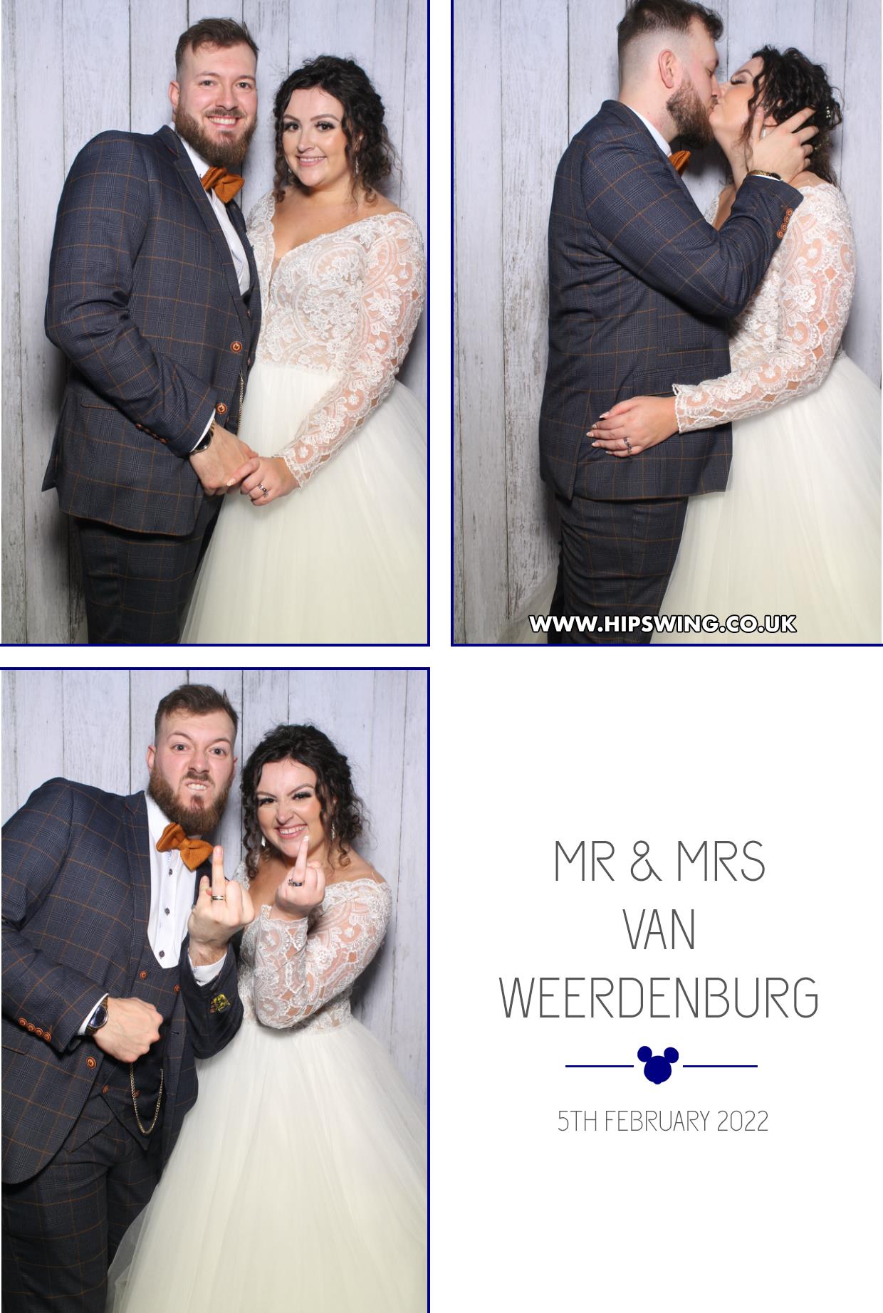 Mr & Mrs Weerdenburg | View more photos from the event at gallery.boothtube.co.uk/u/BoothtubeLtd/Mr-Mrs-Weerdenburg