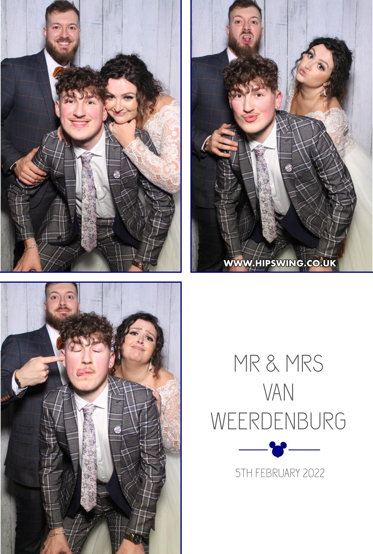 Mr & Mrs Weerdenburg | View more photos from the event at gallery.boothtube.co.uk/u/BoothtubeLtd/Mr-Mrs-Weerdenburg