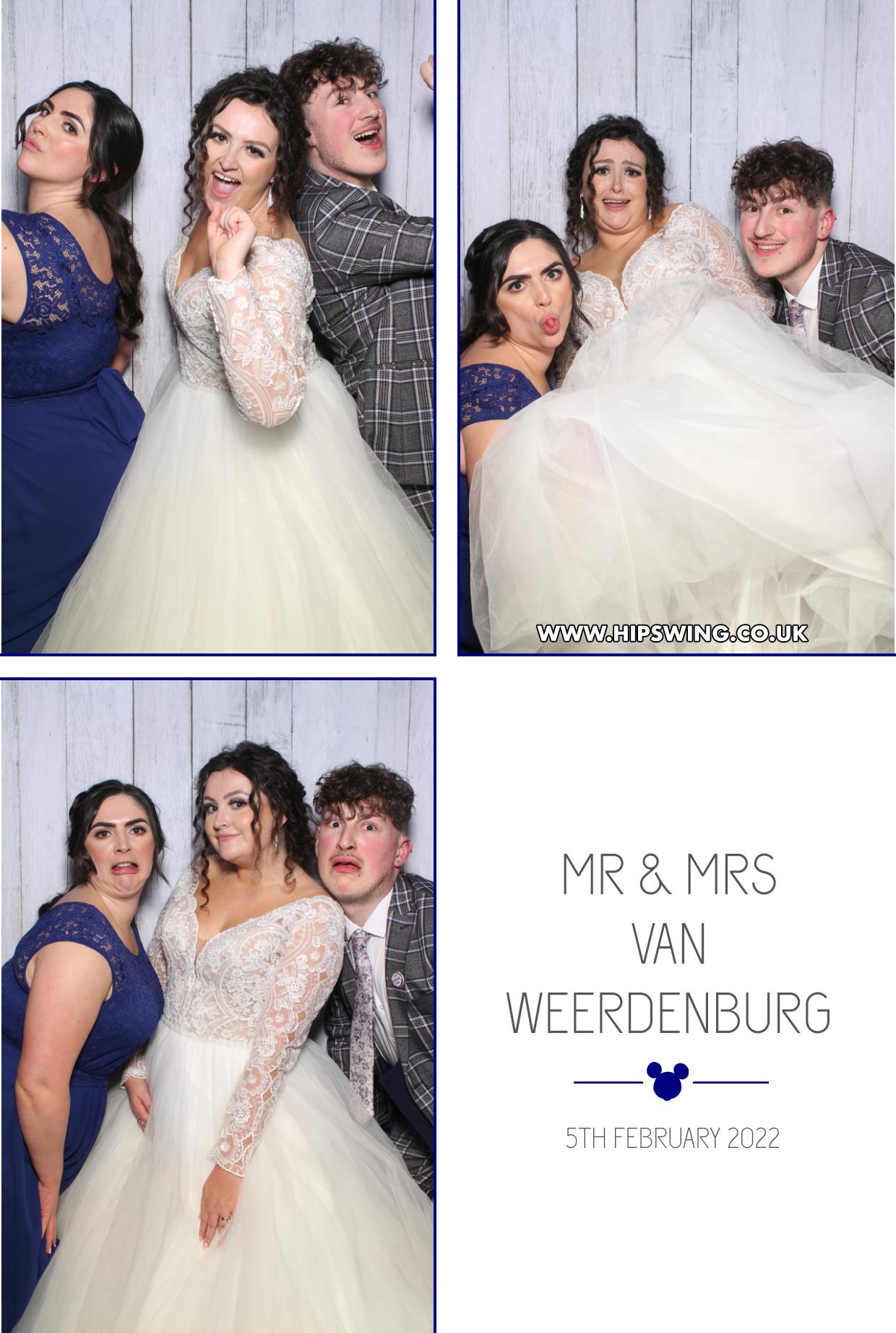 Mr & Mrs Weerdenburg | View more photos from the event at gallery.boothtube.co.uk/u/BoothtubeLtd/Mr-Mrs-Weerdenburg