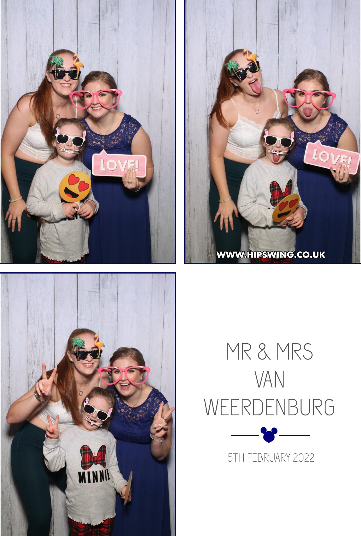 Mr & Mrs Weerdenburg | View more photos from the event at gallery.boothtube.co.uk/u/BoothtubeLtd/Mr-Mrs-Weerdenburg
