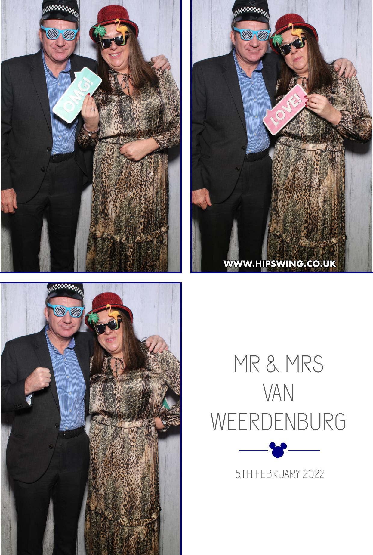 Mr & Mrs Weerdenburg | View more photos from the event at gallery.boothtube.co.uk/u/BoothtubeLtd/Mr-Mrs-Weerdenburg