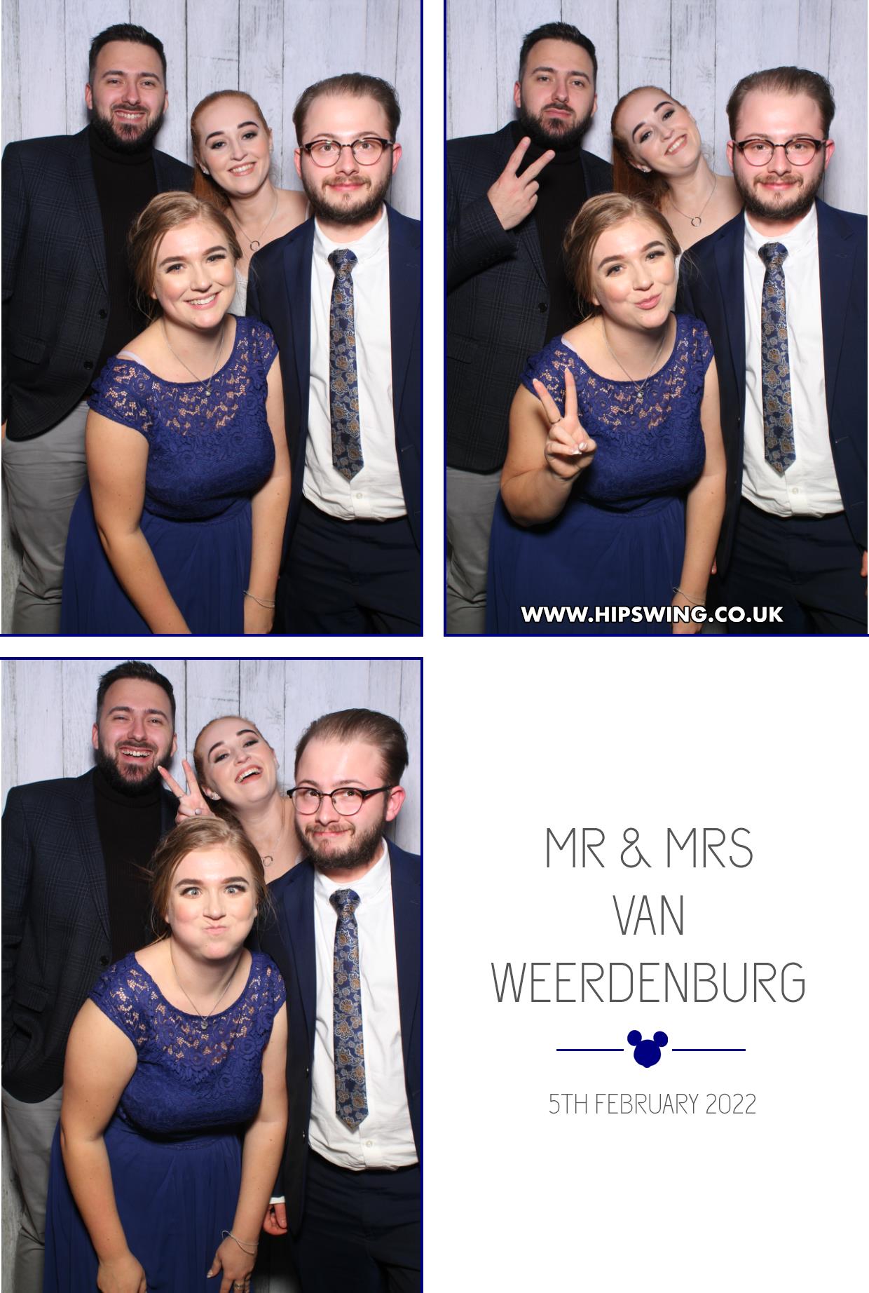 Mr & Mrs Weerdenburg | View more photos from the event at gallery.boothtube.co.uk/u/BoothtubeLtd/Mr-Mrs-Weerdenburg