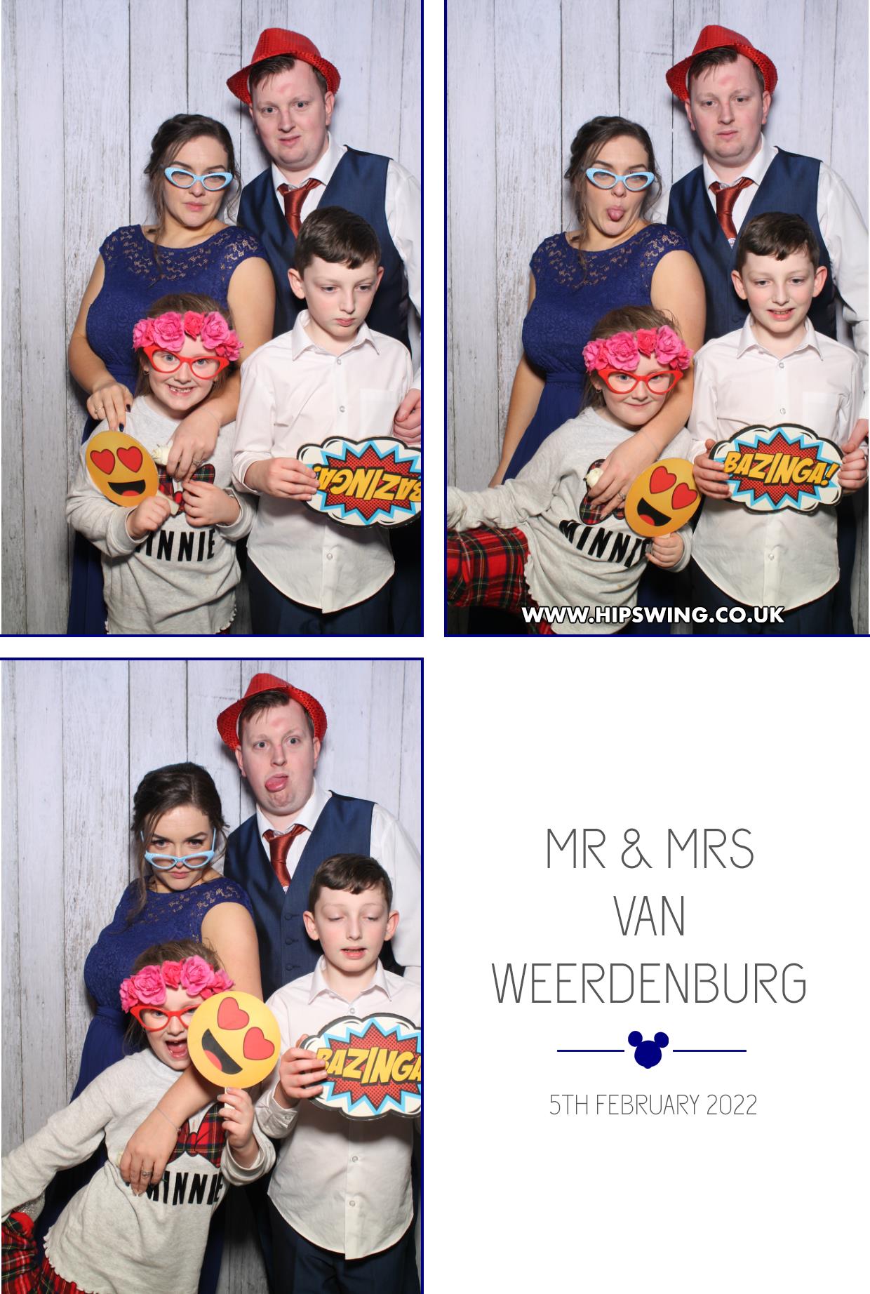 Mr & Mrs Weerdenburg | View more photos from the event at gallery.boothtube.co.uk/u/BoothtubeLtd/Mr-Mrs-Weerdenburg