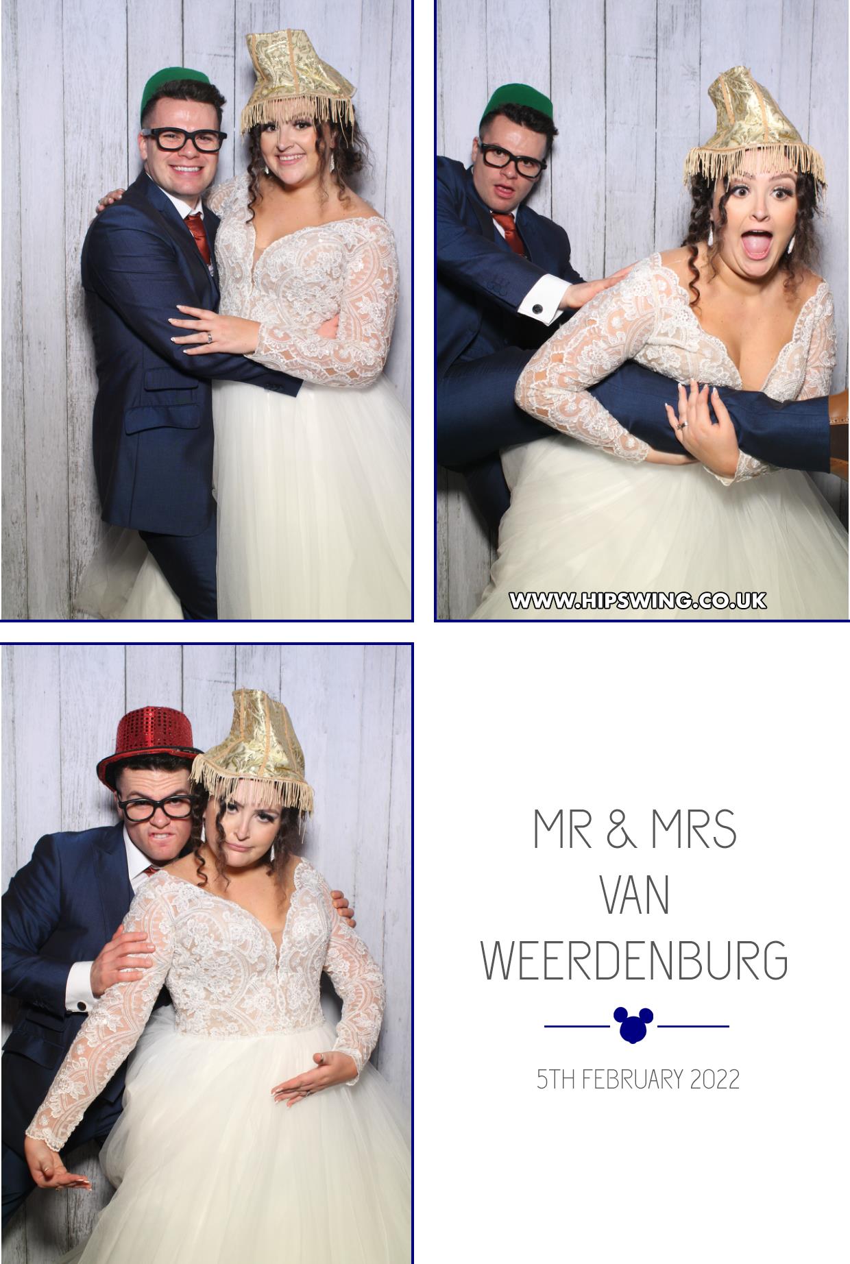 Mr & Mrs Weerdenburg | View more photos from the event at gallery.boothtube.co.uk/u/BoothtubeLtd/Mr-Mrs-Weerdenburg