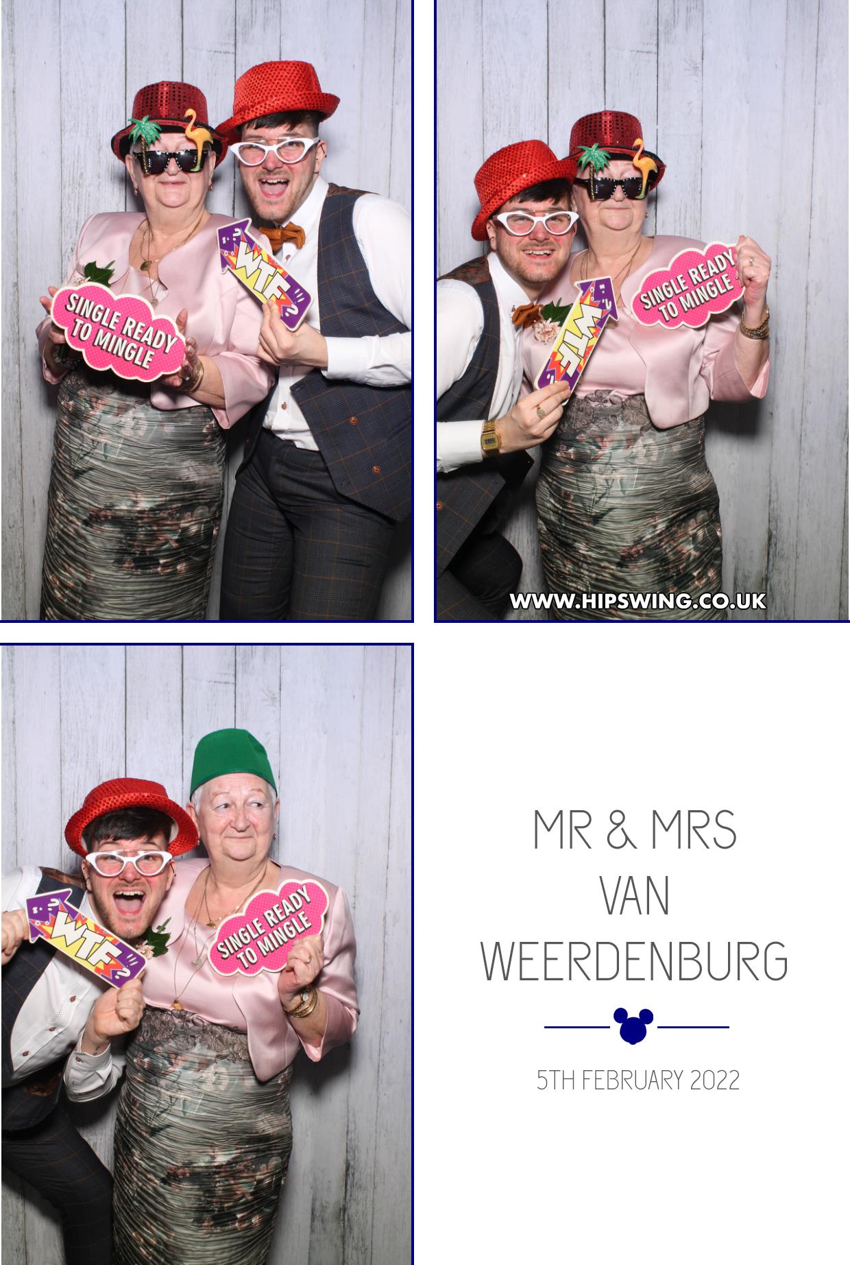 Mr & Mrs Weerdenburg | View more photos from the event at gallery.boothtube.co.uk/u/BoothtubeLtd/Mr-Mrs-Weerdenburg