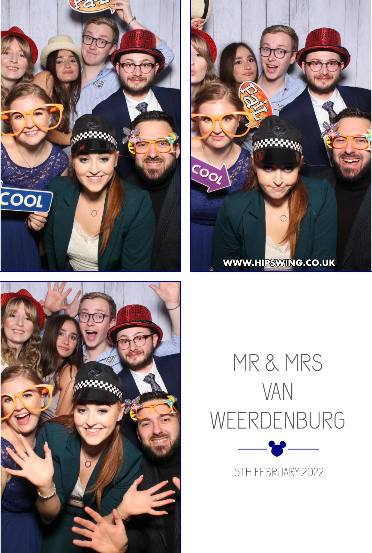 Mr & Mrs Weerdenburg | View more photos from the event at gallery.boothtube.co.uk/u/BoothtubeLtd/Mr-Mrs-Weerdenburg