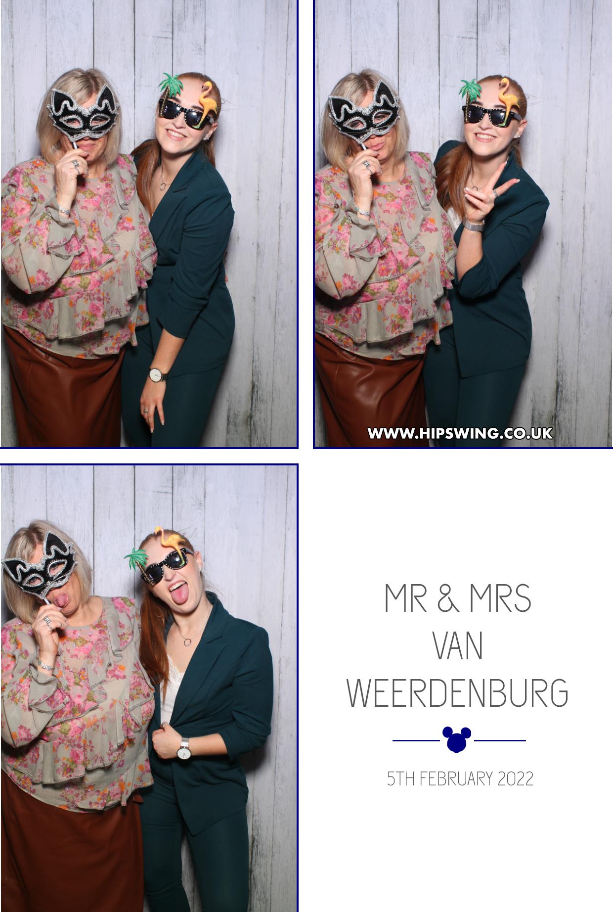 Mr & Mrs Weerdenburg | View more photos from the event at gallery.boothtube.co.uk/u/BoothtubeLtd/Mr-Mrs-Weerdenburg