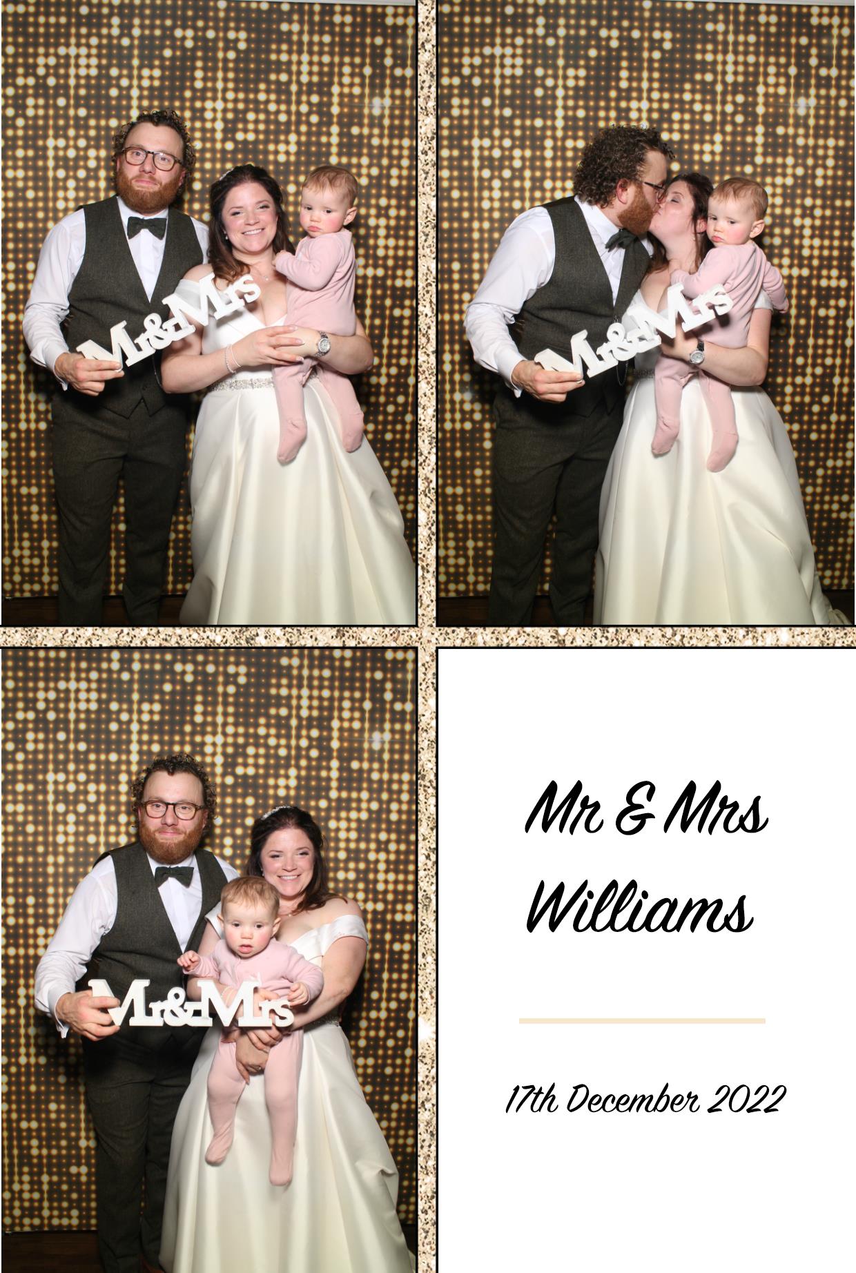 Mr & Mrs Williams | View more photos from the event at gallery.boothtube.co.uk/u/BoothtubeLtd/Mr-Mrs-Williams