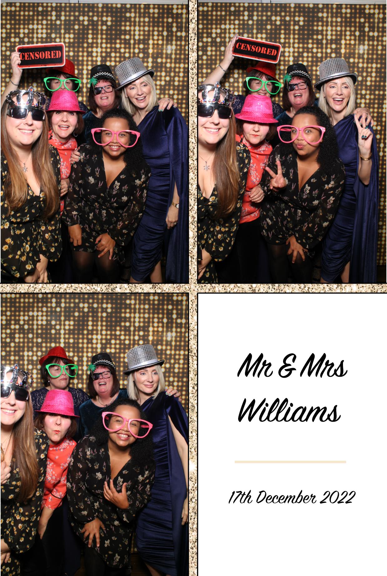 Mr & Mrs Williams | View more photos from the event at gallery.boothtube.co.uk/u/BoothtubeLtd/Mr-Mrs-Williams