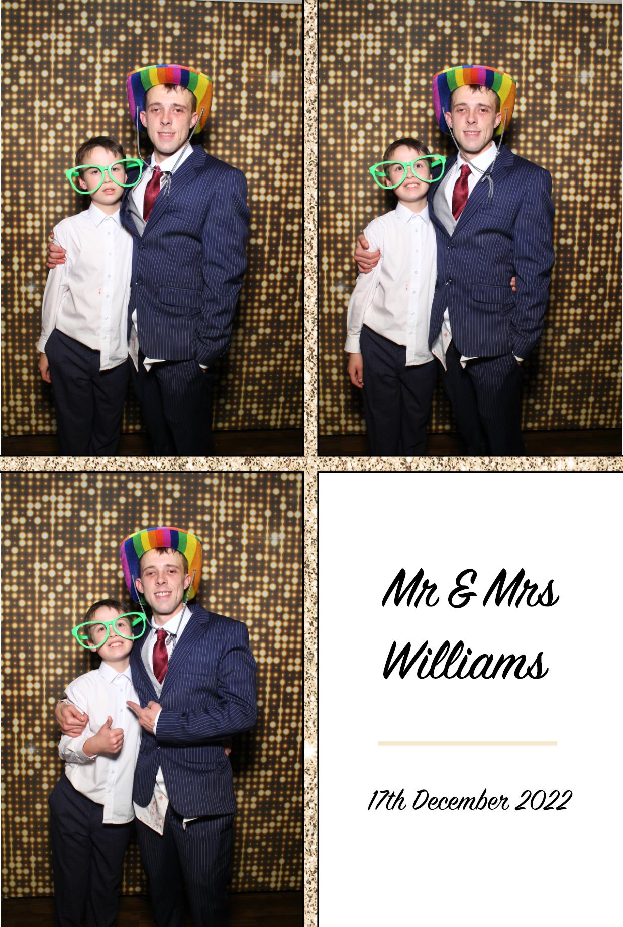 Mr & Mrs Williams | View more photos from the event at gallery.boothtube.co.uk/u/BoothtubeLtd/Mr-Mrs-Williams