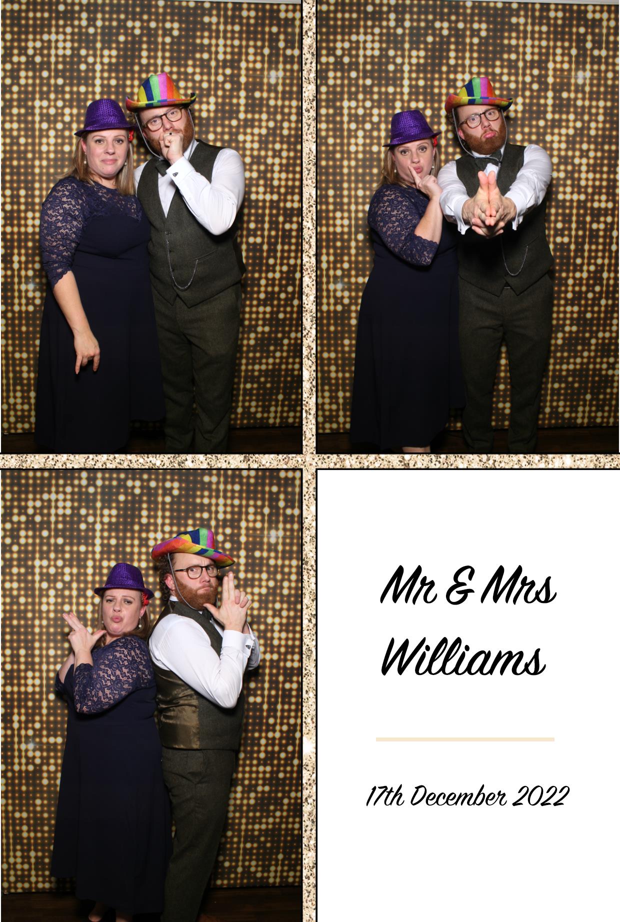 Mr & Mrs Williams | View more photos from the event at gallery.boothtube.co.uk/u/BoothtubeLtd/Mr-Mrs-Williams