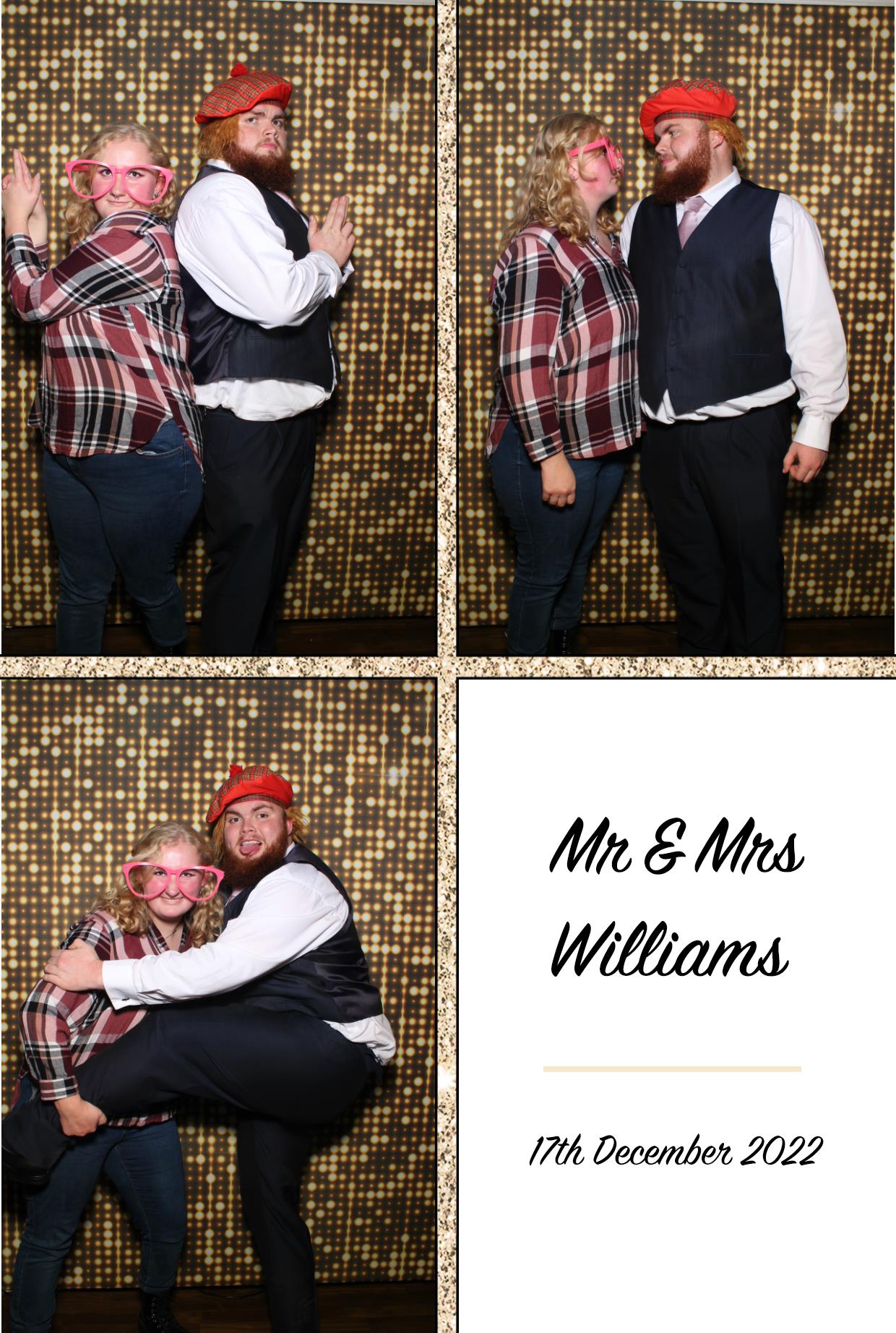 Mr & Mrs Williams | View more photos from the event at gallery.boothtube.co.uk/u/BoothtubeLtd/Mr-Mrs-Williams
