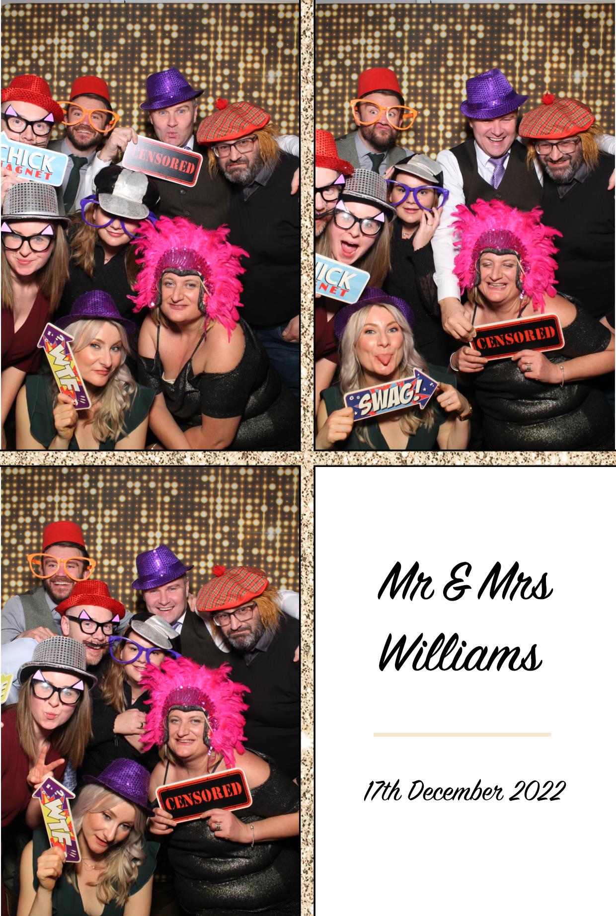Mr & Mrs Williams | View more photos from the event at gallery.boothtube.co.uk/u/BoothtubeLtd/Mr-Mrs-Williams