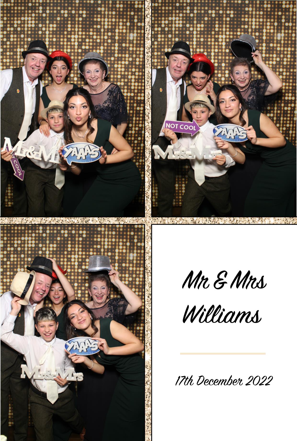 Mr & Mrs Williams | View more photos from the event at gallery.boothtube.co.uk/u/BoothtubeLtd/Mr-Mrs-Williams
