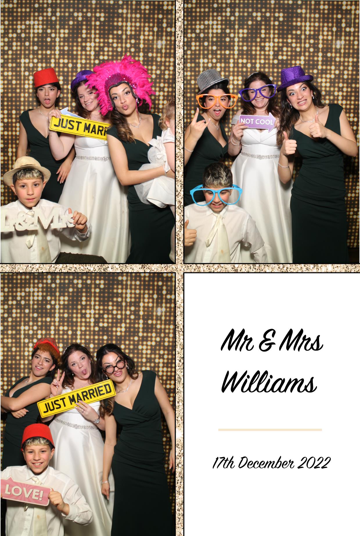 Mr & Mrs Williams | View more photos from the event at gallery.boothtube.co.uk/u/BoothtubeLtd/Mr-Mrs-Williams