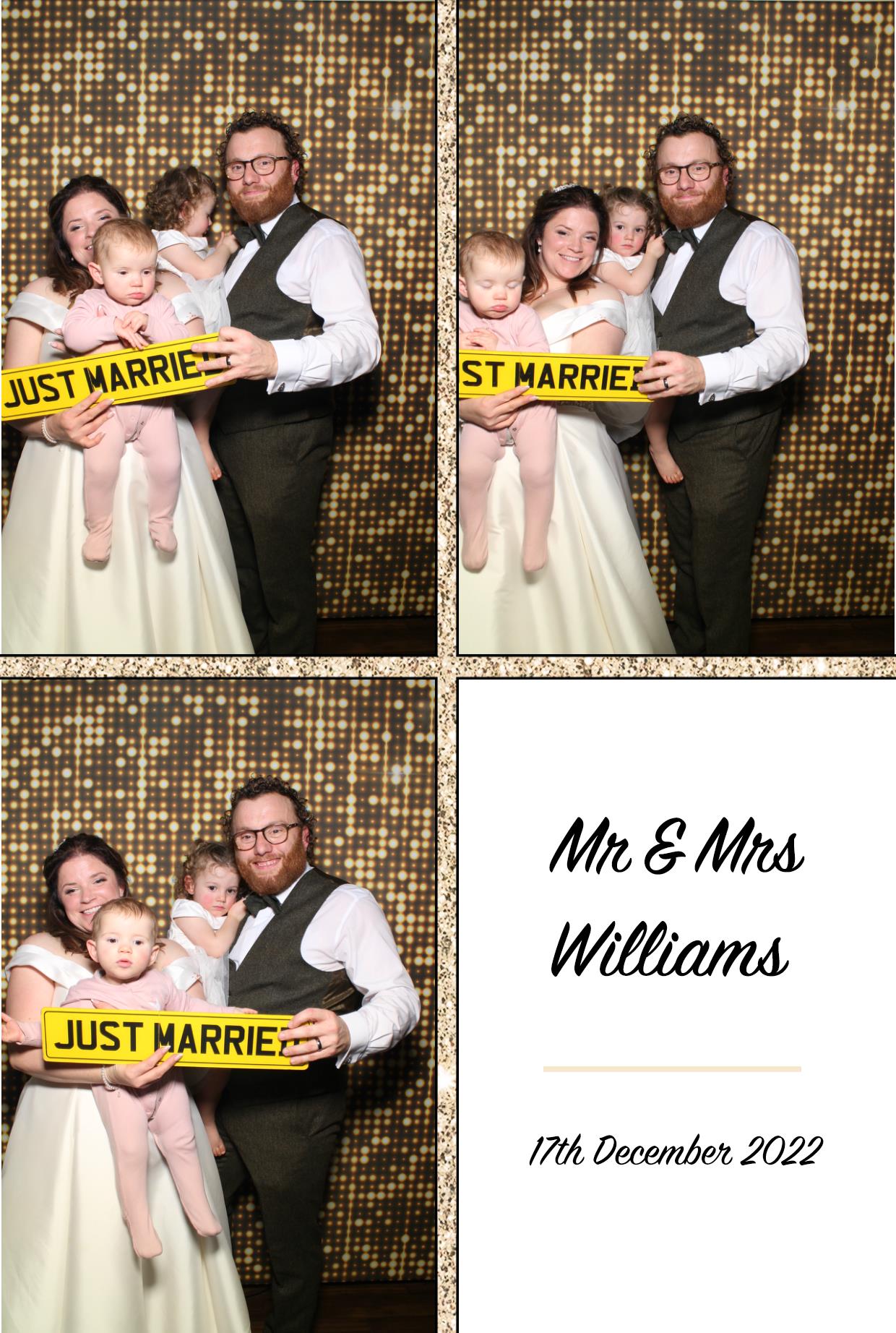 Mr & Mrs Williams | View more photos from the event at gallery.boothtube.co.uk/u/BoothtubeLtd/Mr-Mrs-Williams
