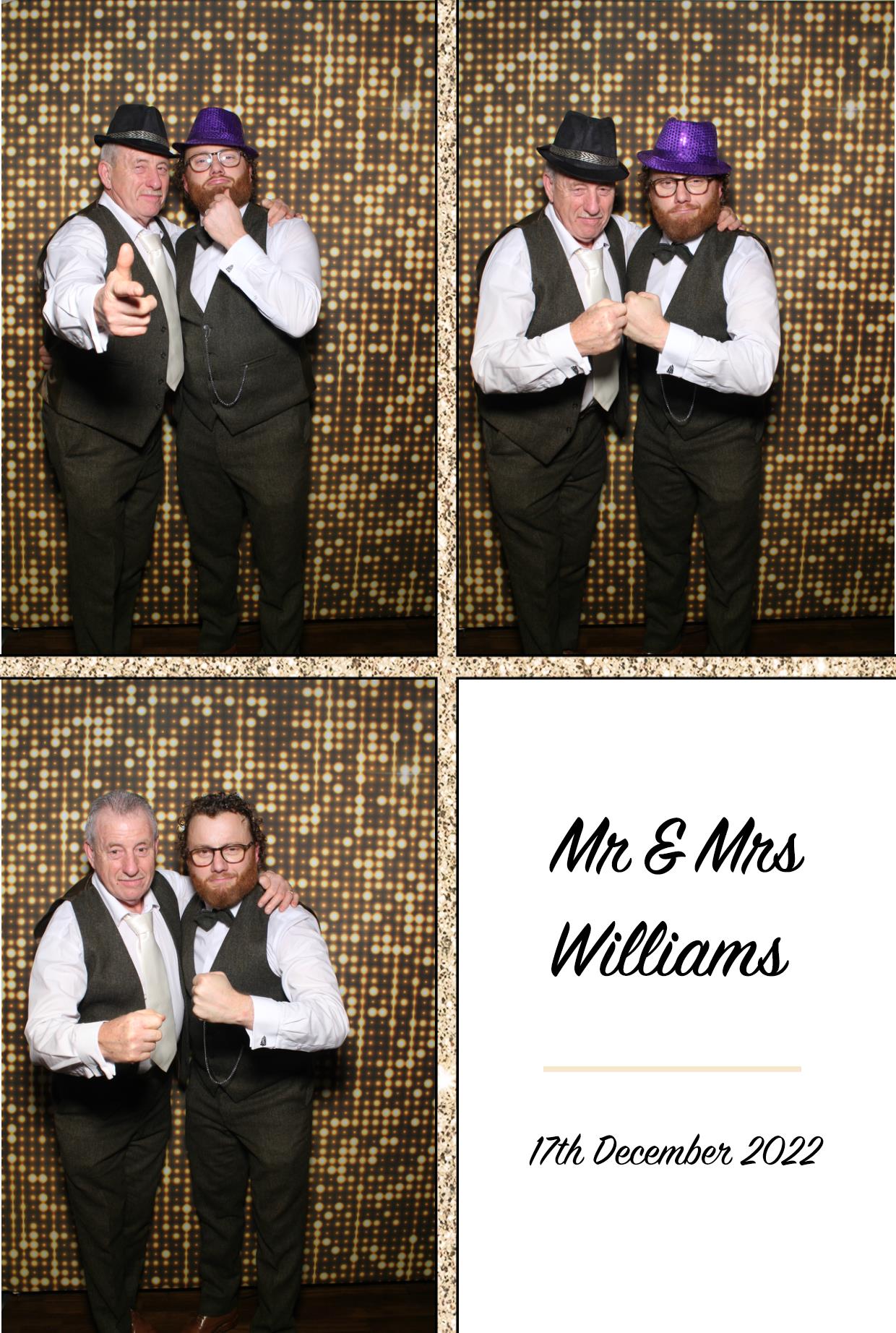 Mr & Mrs Williams | View more photos from the event at gallery.boothtube.co.uk/u/BoothtubeLtd/Mr-Mrs-Williams
