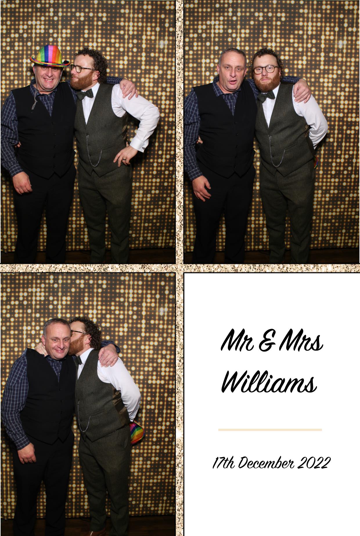 Mr & Mrs Williams | View more photos from the event at gallery.boothtube.co.uk/u/BoothtubeLtd/Mr-Mrs-Williams
