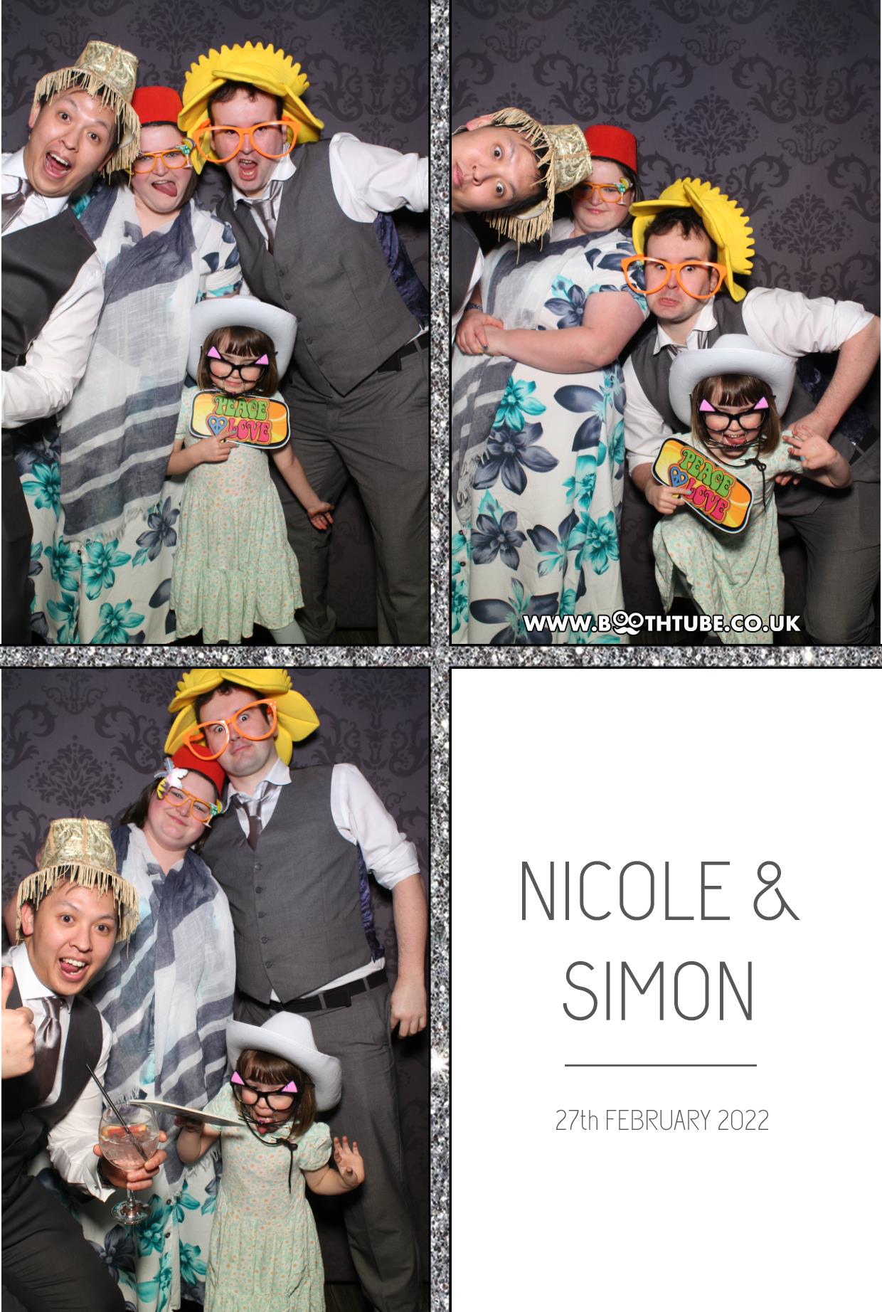 Nicole and Simon's Wedding | View more photos from the event at gallery.boothtube.co.uk/u/BoothtubeLtd/Nicole-and-Simons-Wedding