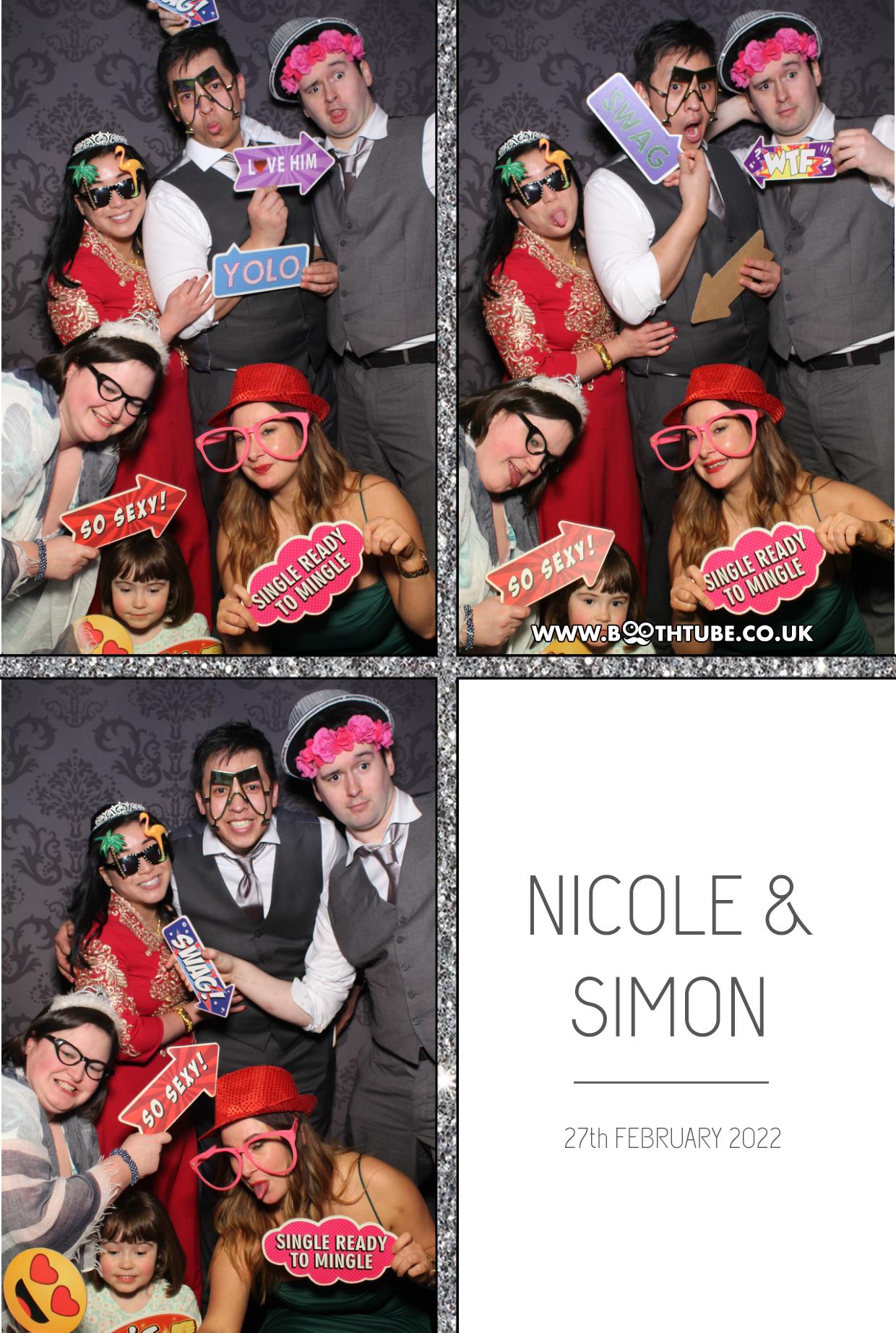 Nicole and Simon's Wedding | View more photos from the event at gallery.boothtube.co.uk/u/BoothtubeLtd/Nicole-and-Simons-Wedding