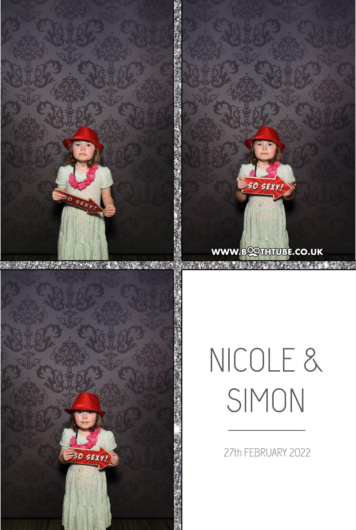 Nicole and Simon's Wedding | View more photos from the event at gallery.boothtube.co.uk/u/BoothtubeLtd/Nicole-and-Simons-Wedding