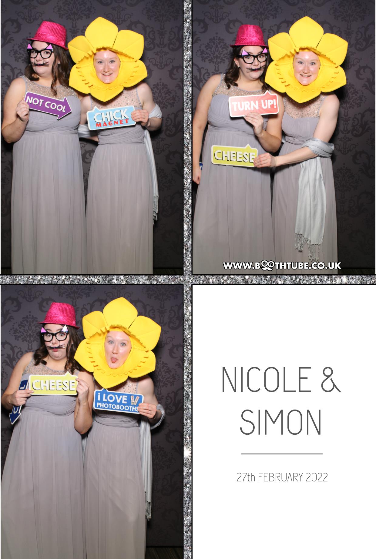 Nicole and Simon's Wedding | View more photos from the event at gallery.boothtube.co.uk/u/BoothtubeLtd/Nicole-and-Simons-Wedding