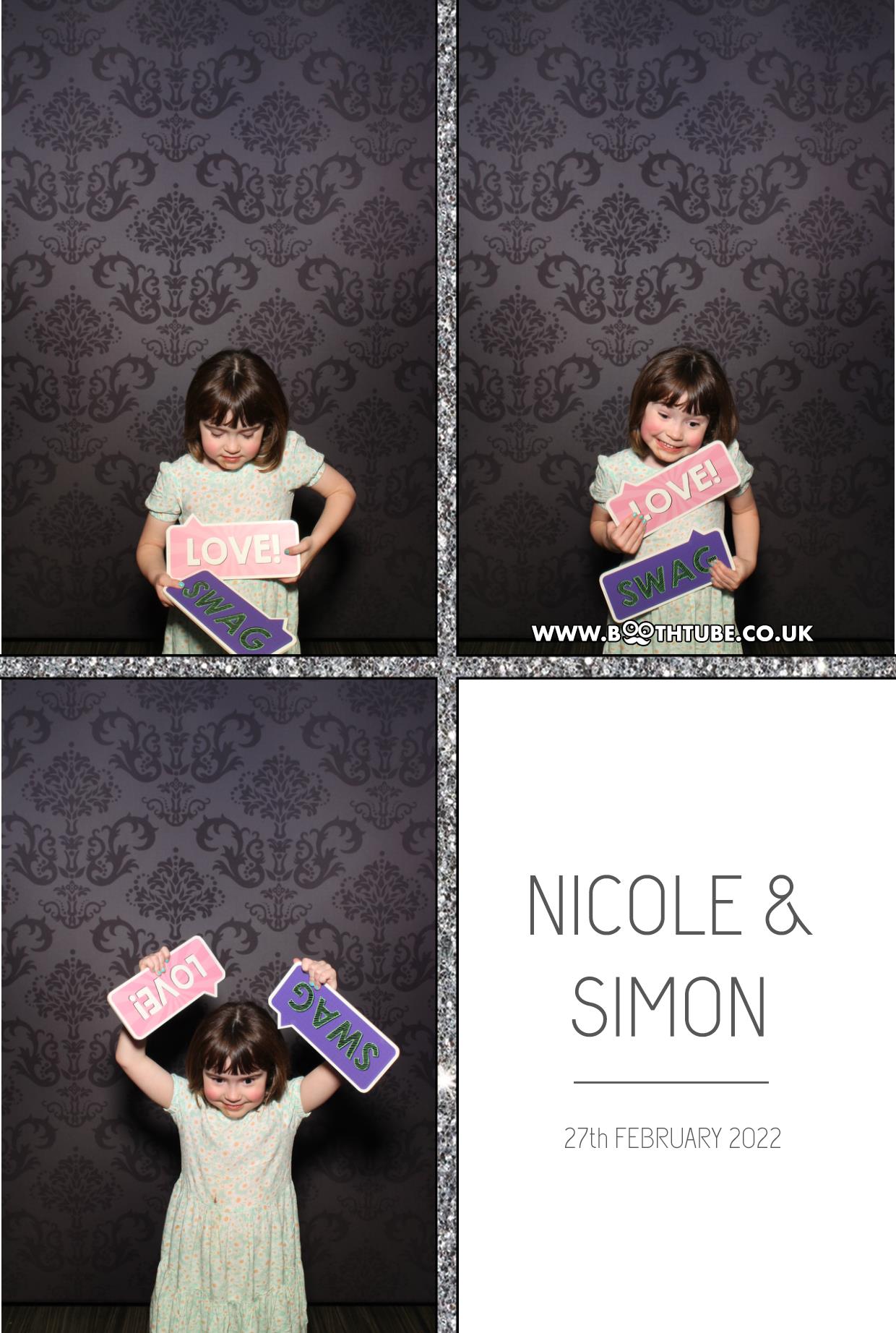 Nicole and Simon's Wedding | View more photos from the event at gallery.boothtube.co.uk/u/BoothtubeLtd/Nicole-and-Simons-Wedding