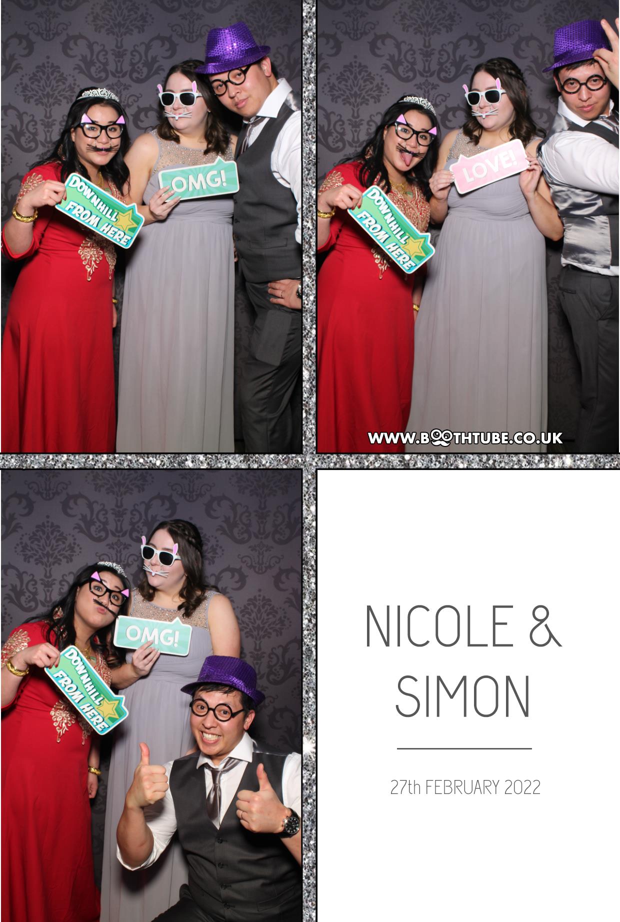 Nicole and Simon's Wedding | View more photos from the event at gallery.boothtube.co.uk/u/BoothtubeLtd/Nicole-and-Simons-Wedding
