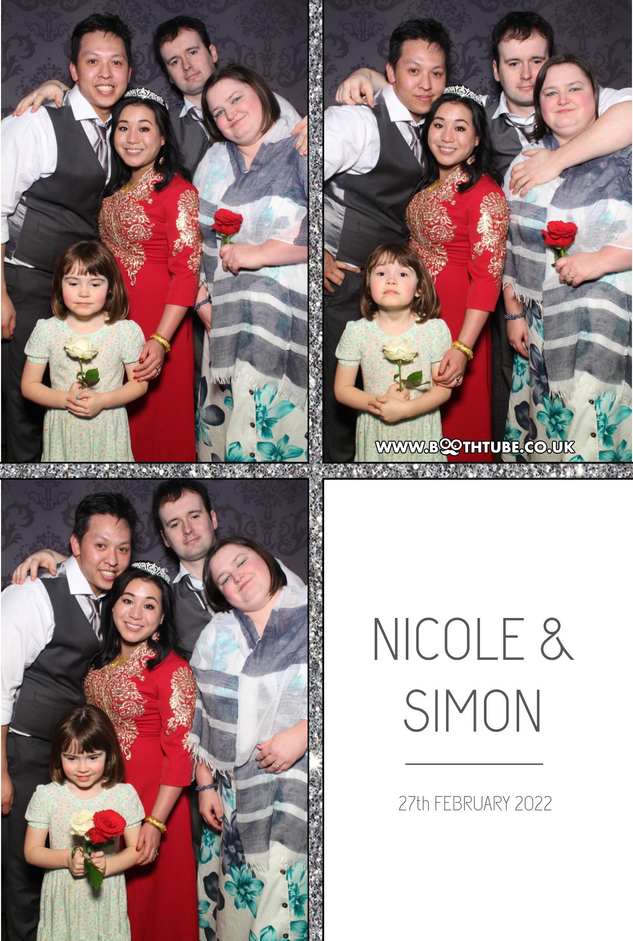 Nicole and Simon's Wedding | View more photos from the event at gallery.boothtube.co.uk/u/BoothtubeLtd/Nicole-and-Simons-Wedding