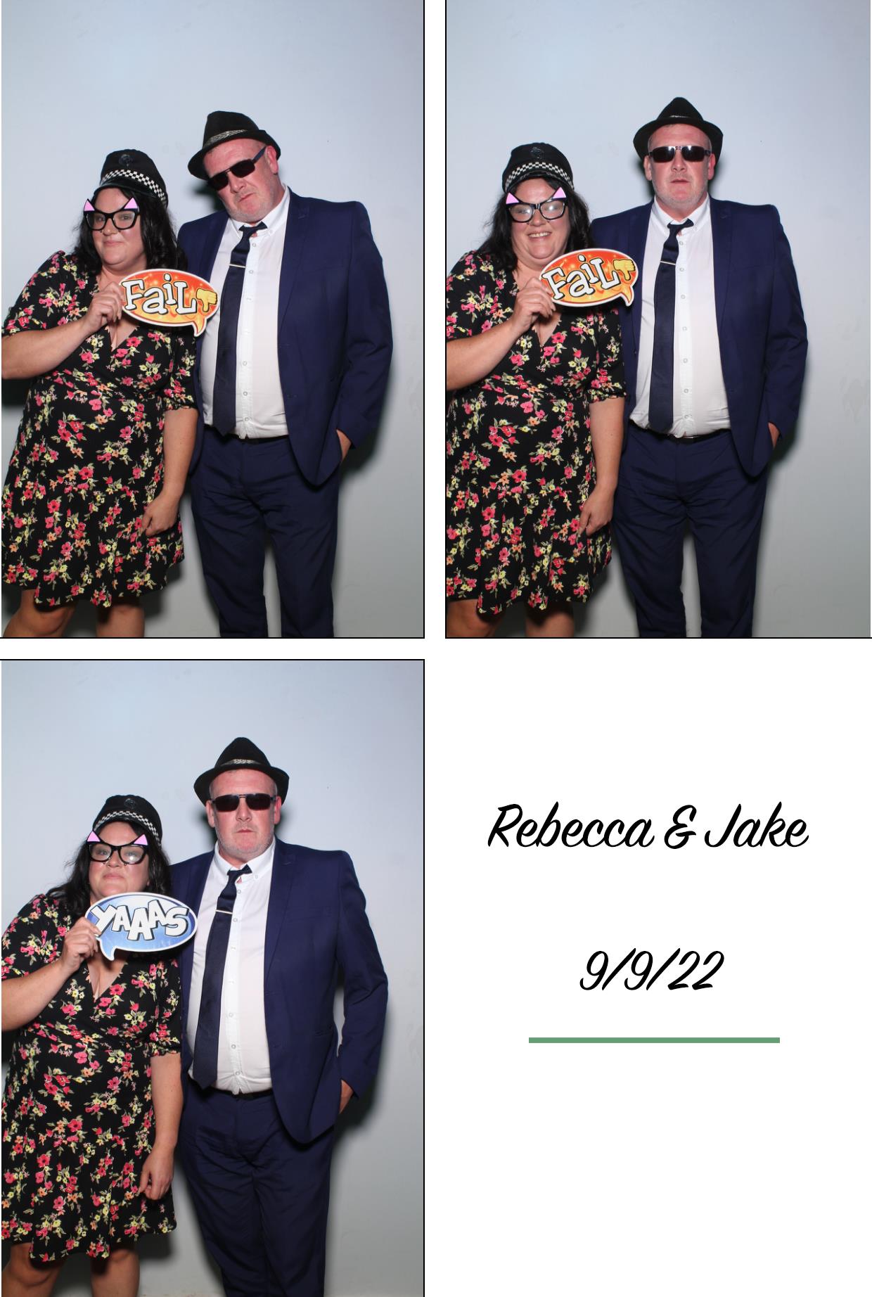 Rebecca & Jake's Wedding | View more photos from the event at gallery.boothtube.co.uk/u/BoothtubeLtd/Rebecca-Jakes-Wedding