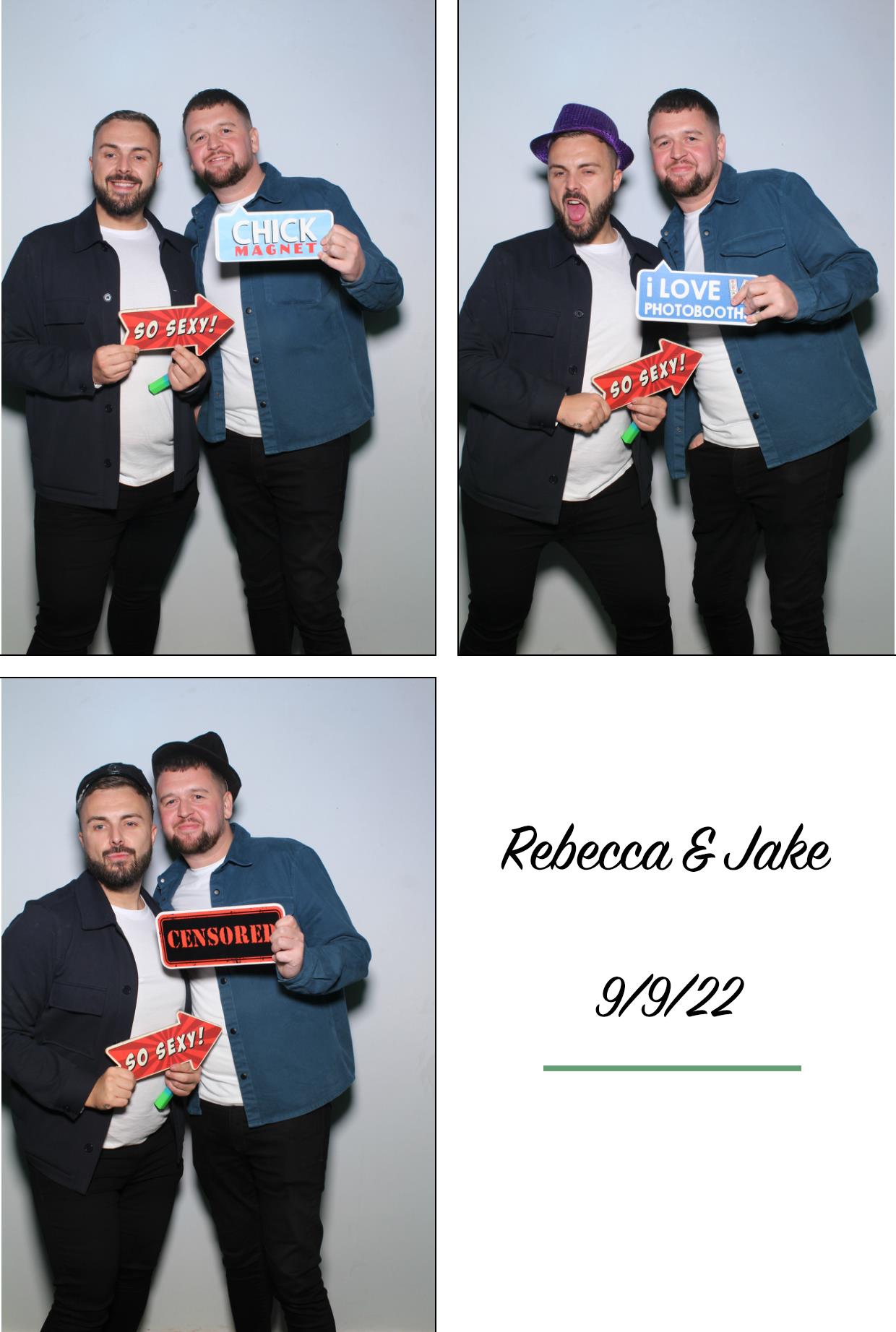 Rebecca & Jake's Wedding | View more photos from the event at gallery.boothtube.co.uk/u/BoothtubeLtd/Rebecca-Jakes-Wedding